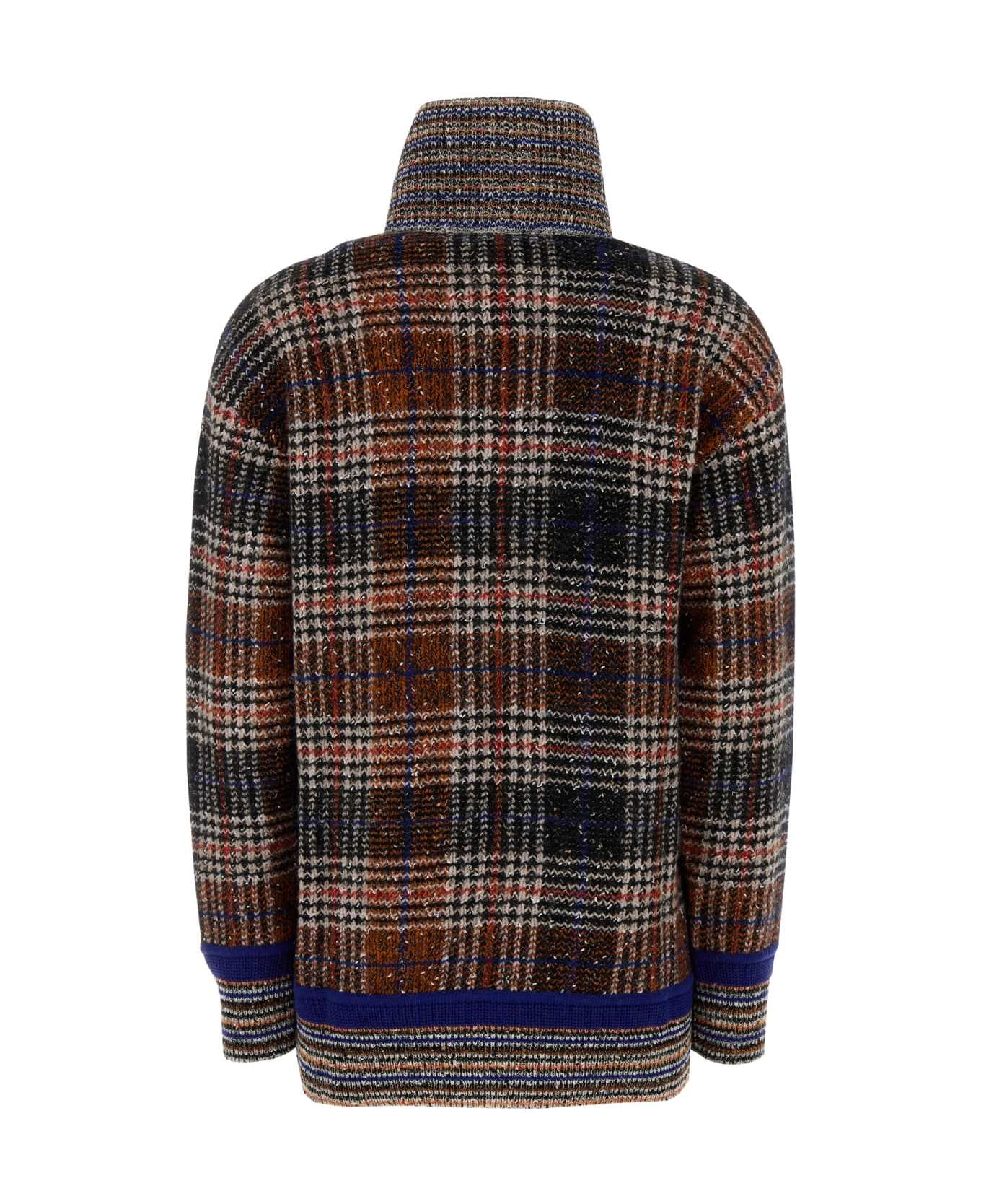 Missoni Embroidered Wool Blend Sweater - MULTI