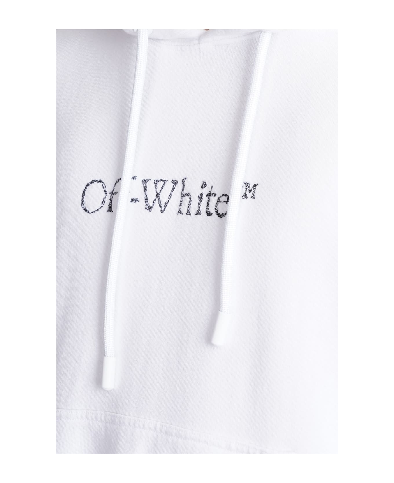 Off-White Sweatshirt In White Cotton - white