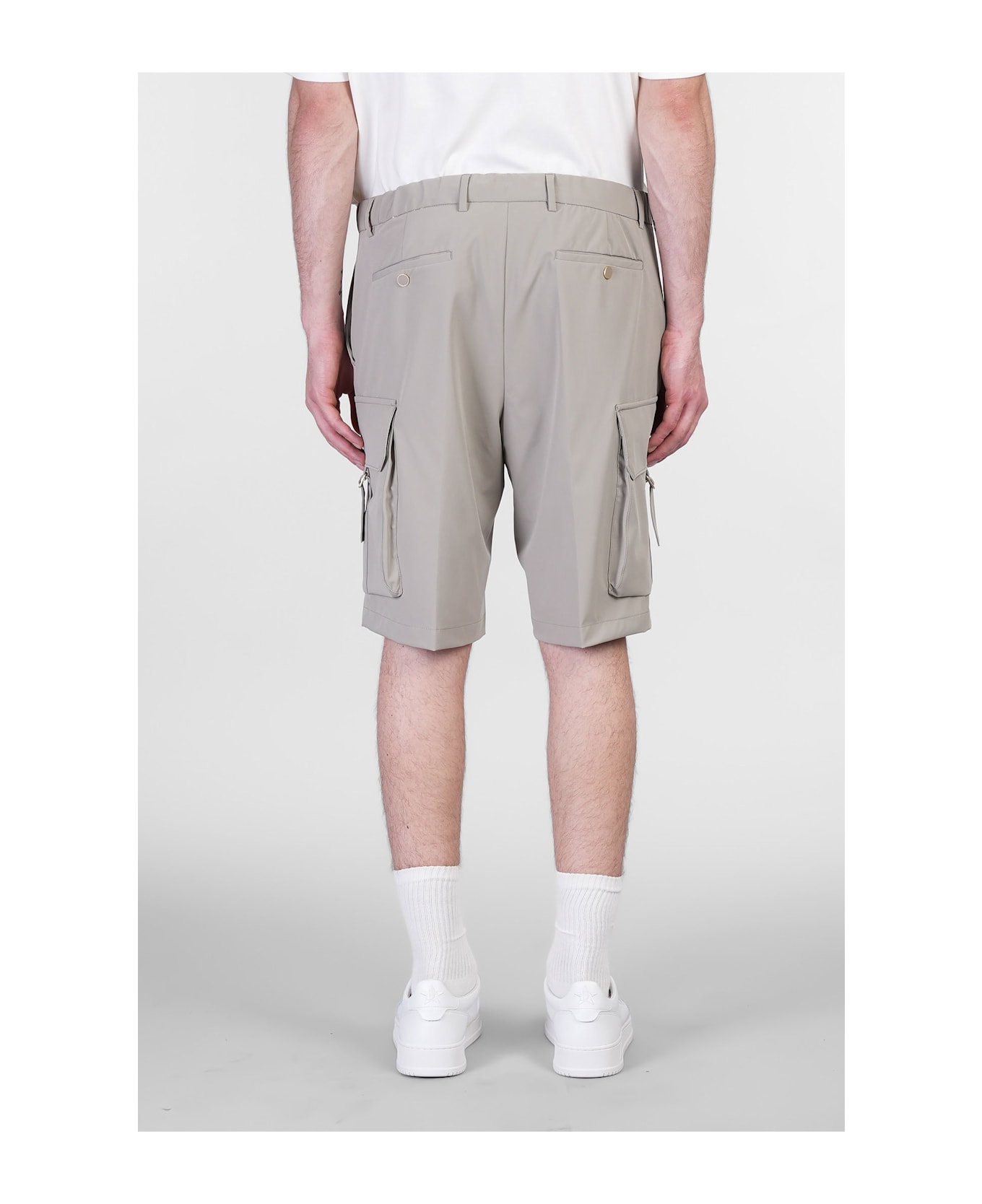 Briglia 1949 Tocqp Shorts In Taupe Polyamide - taupe