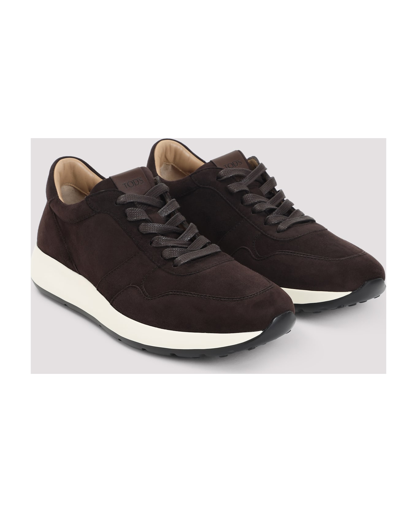 Tod
s Suede Leather Sneakers - T Moro Marrone Africa