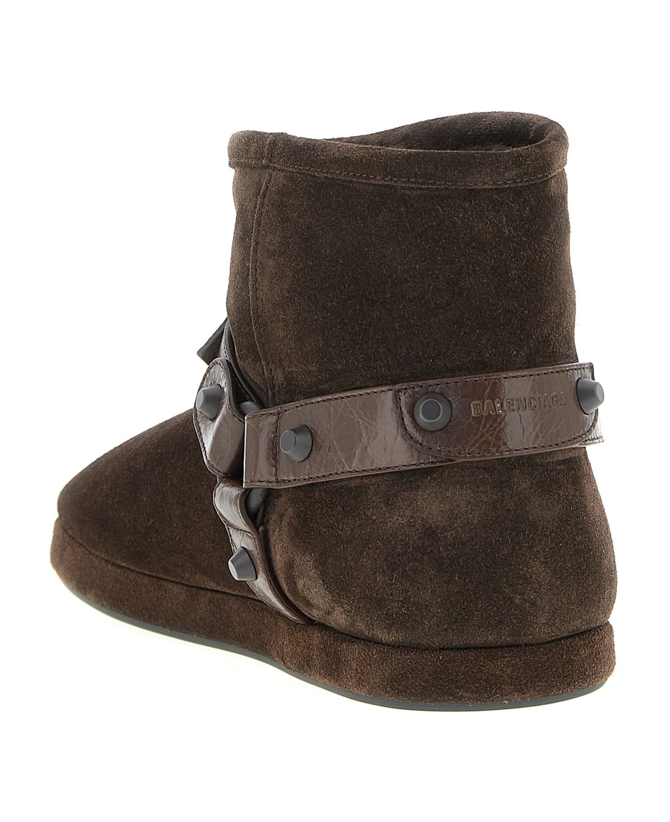 Balenciaga 'alaska Soft' Ankle Boots - Brown