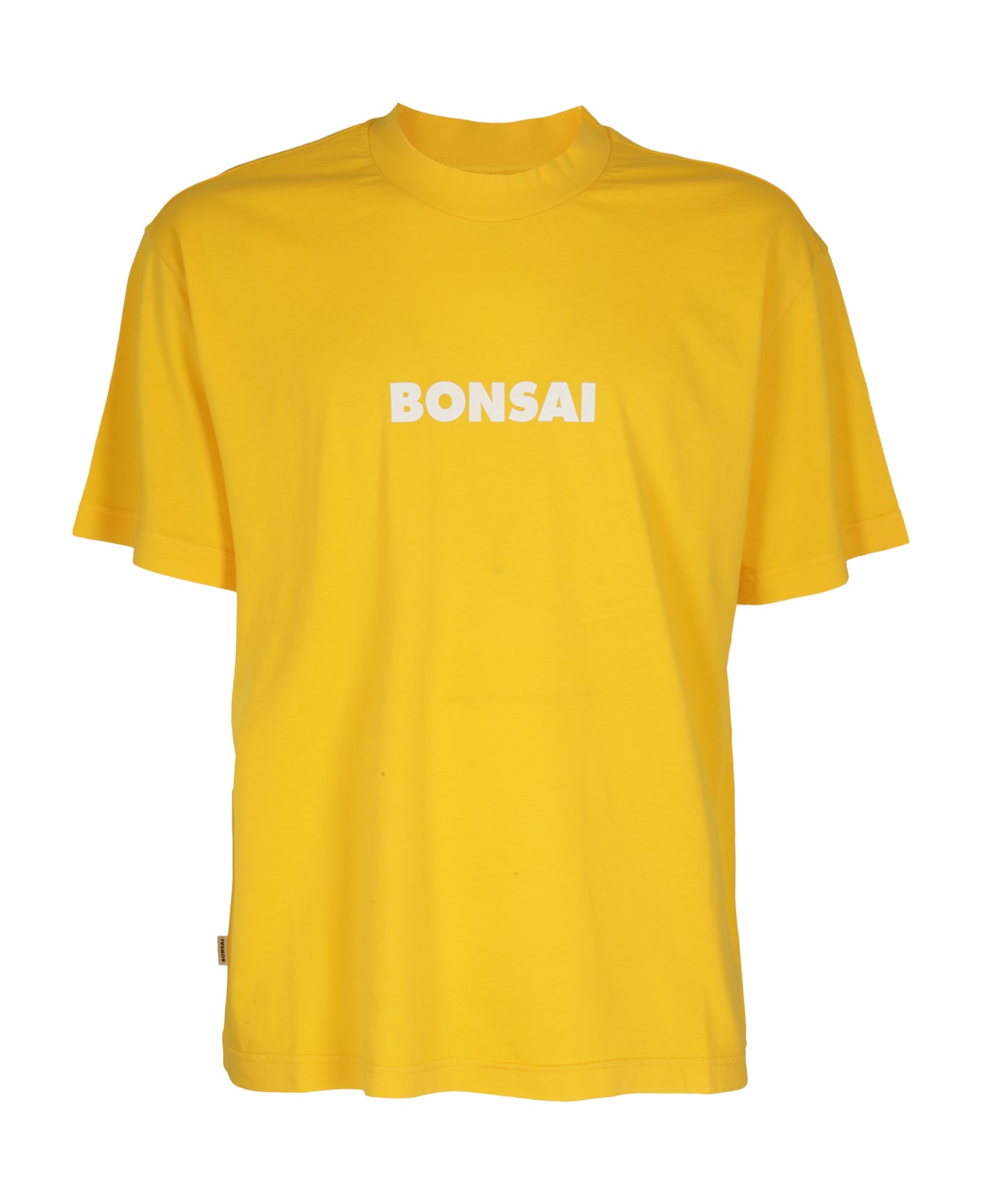 Bonsai Regular Fit Tee, Printed Classic Logo - Orange Orange