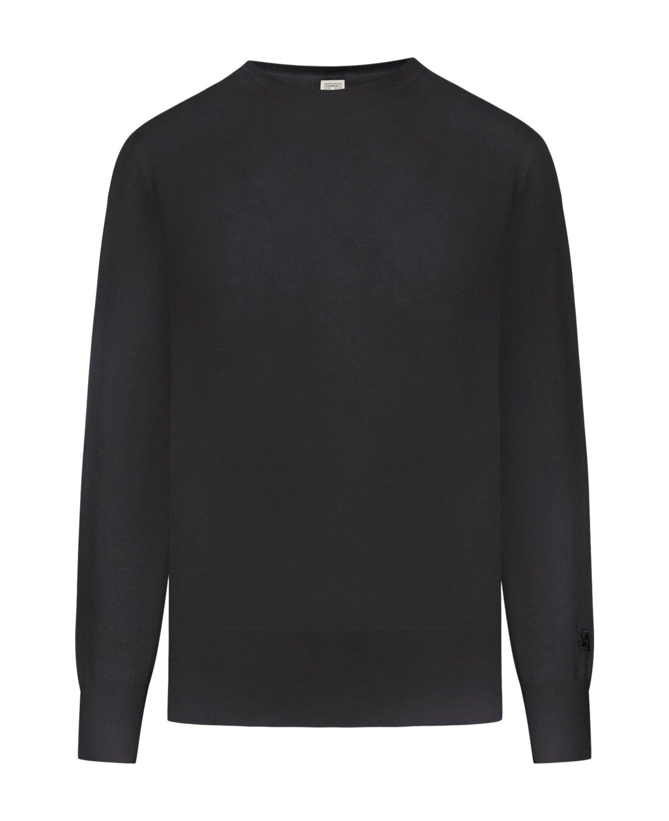 Totême Crewneck Knit Pullover - Black