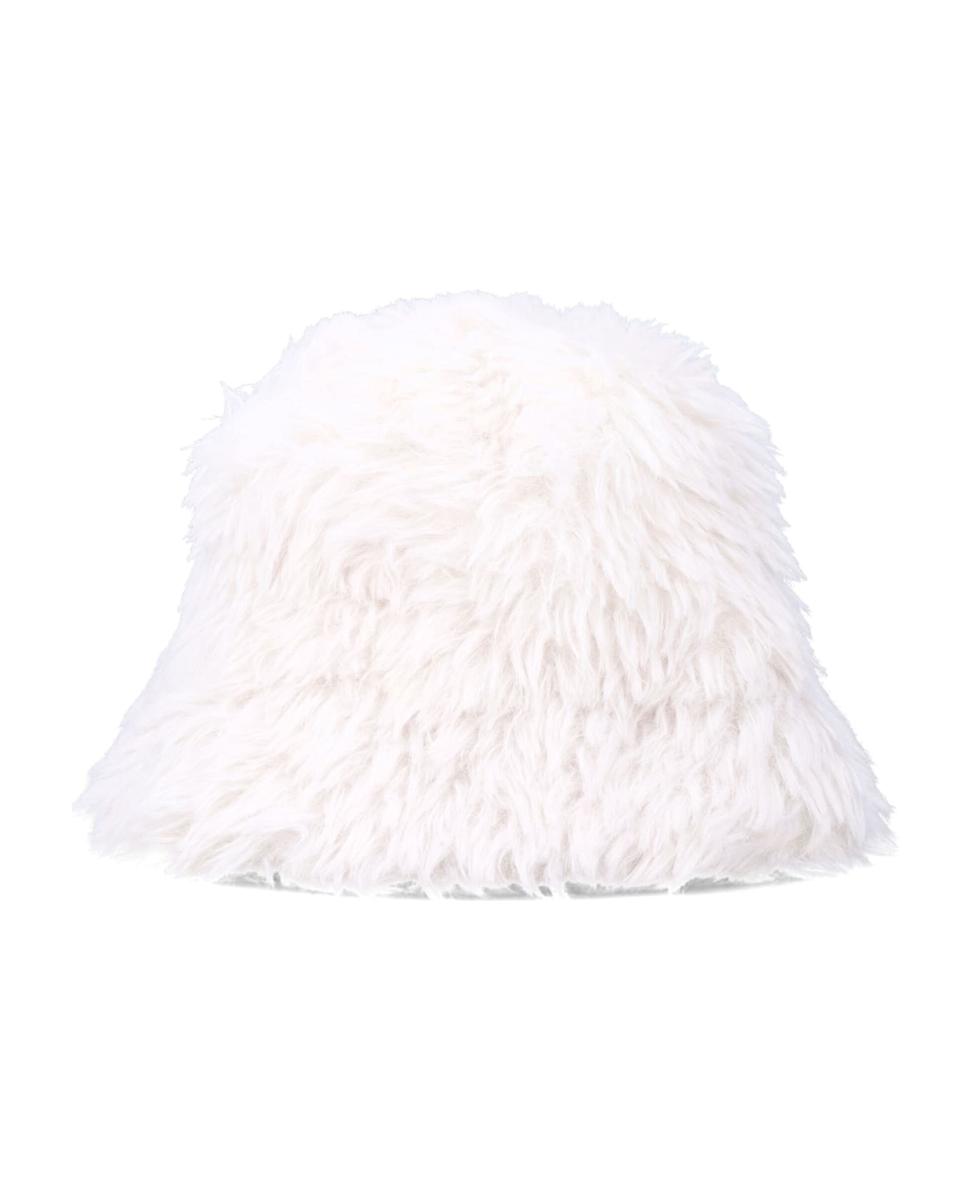 Perfect Moment Eco-shearling Bucket Hat - WHITE
