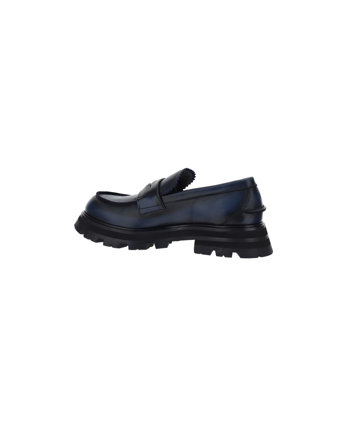 Alexander McQueen Loafers - Anthracite/silver
