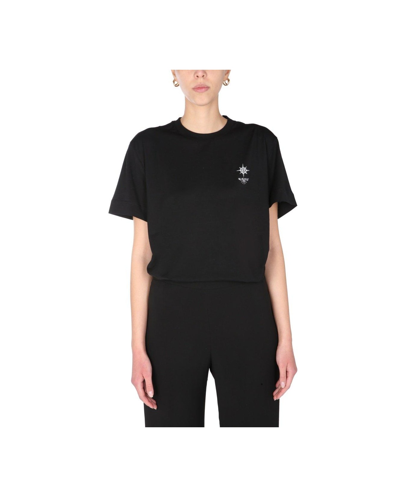 Givenchy Graphic Print T-shirt - BLACK