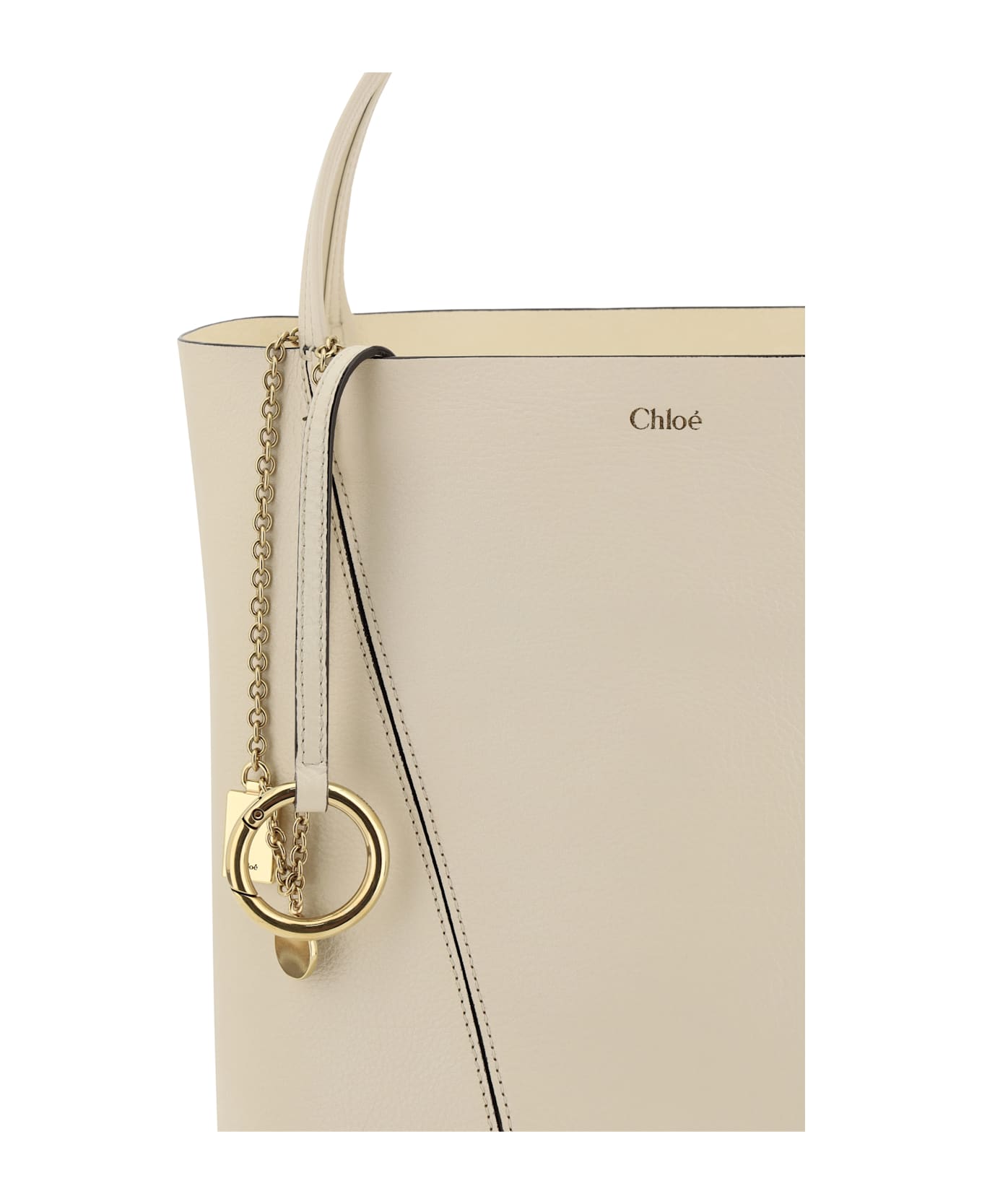 Chloé Spin Shoulder Bag - Sweet Beige