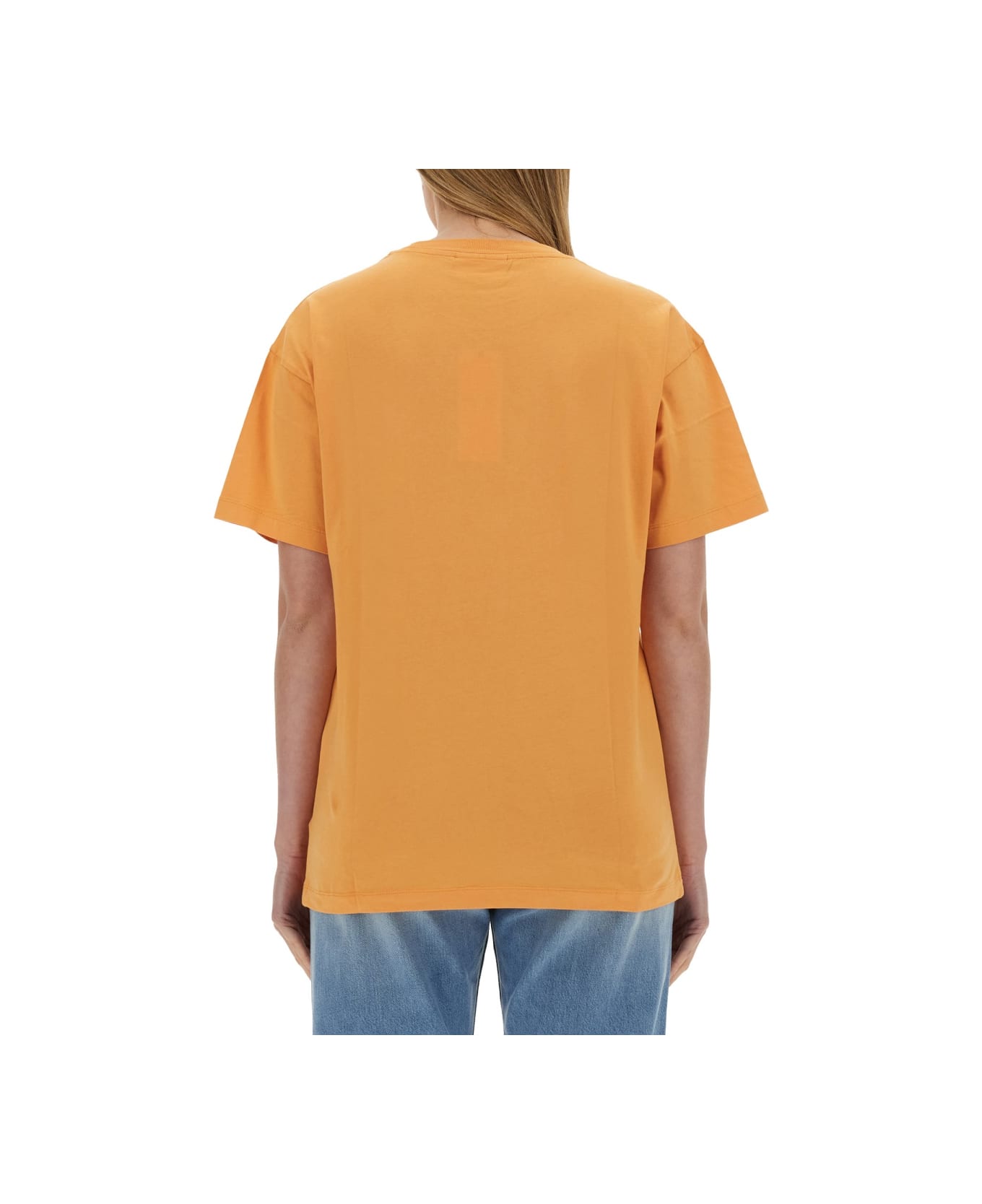 Maison Kitsuné T-shirt With Print - ORANGE Tシャツ