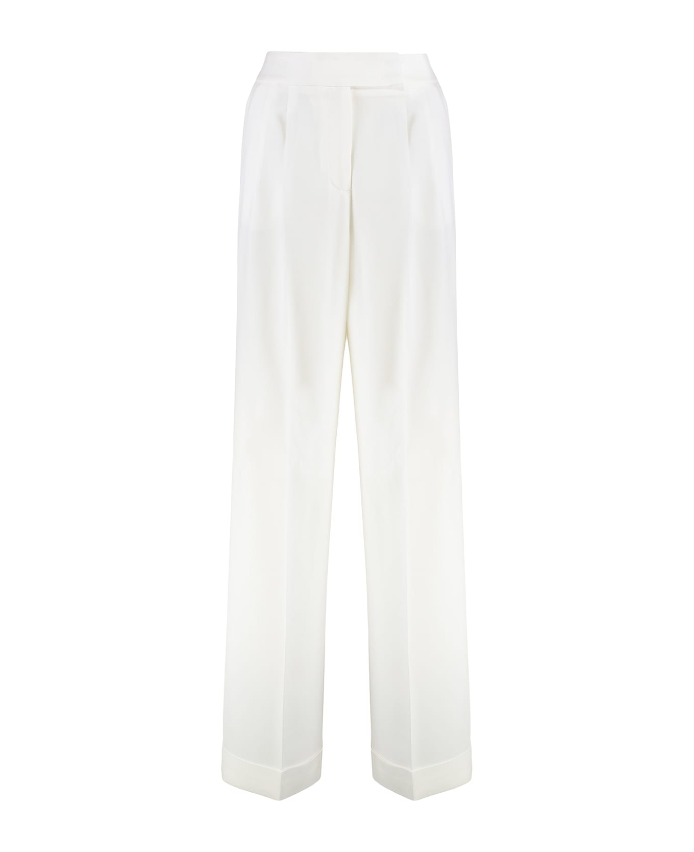 Peserico Rayon Trousers - White