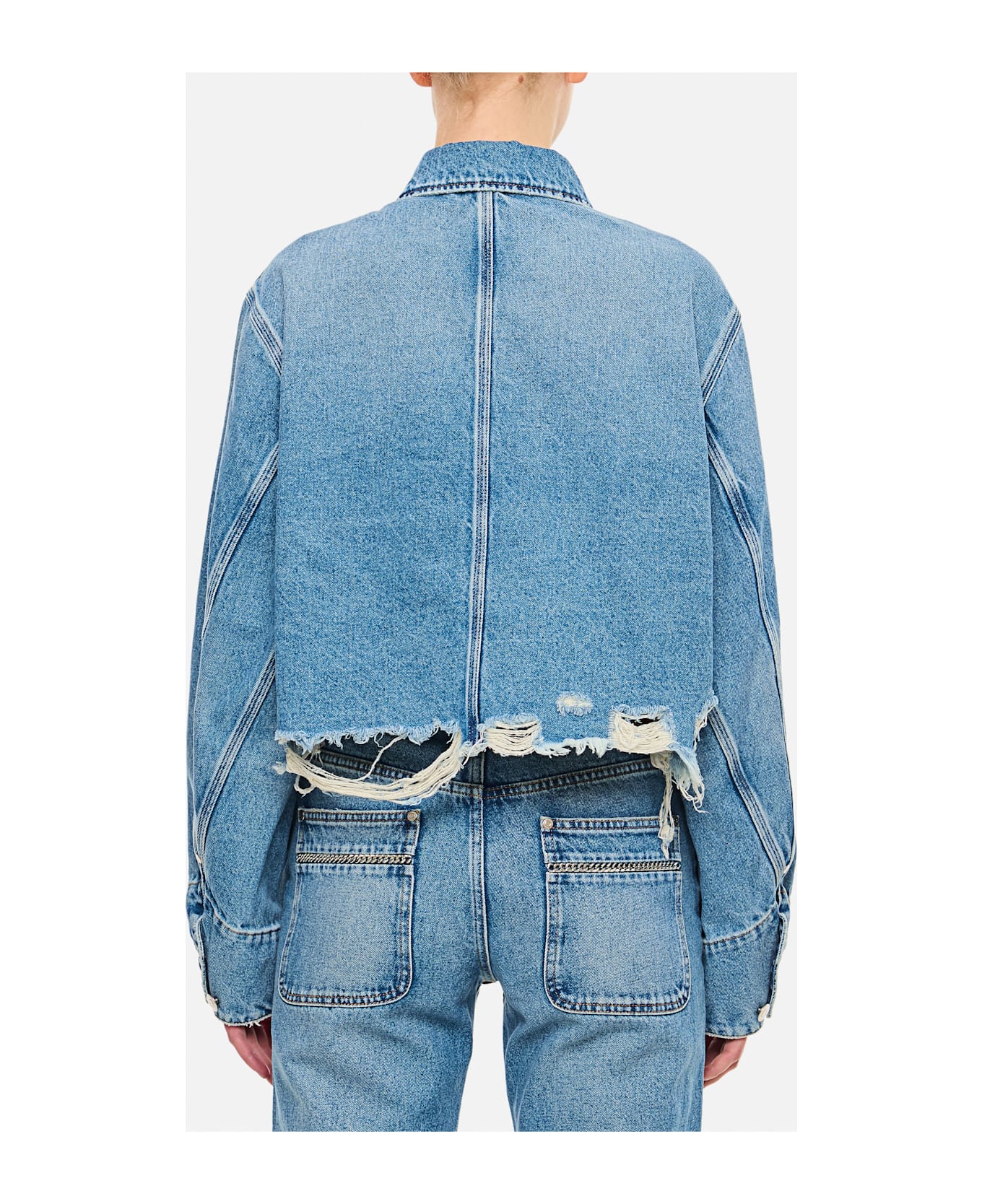 Stella McCartney Denim Jacket - Clear Blue