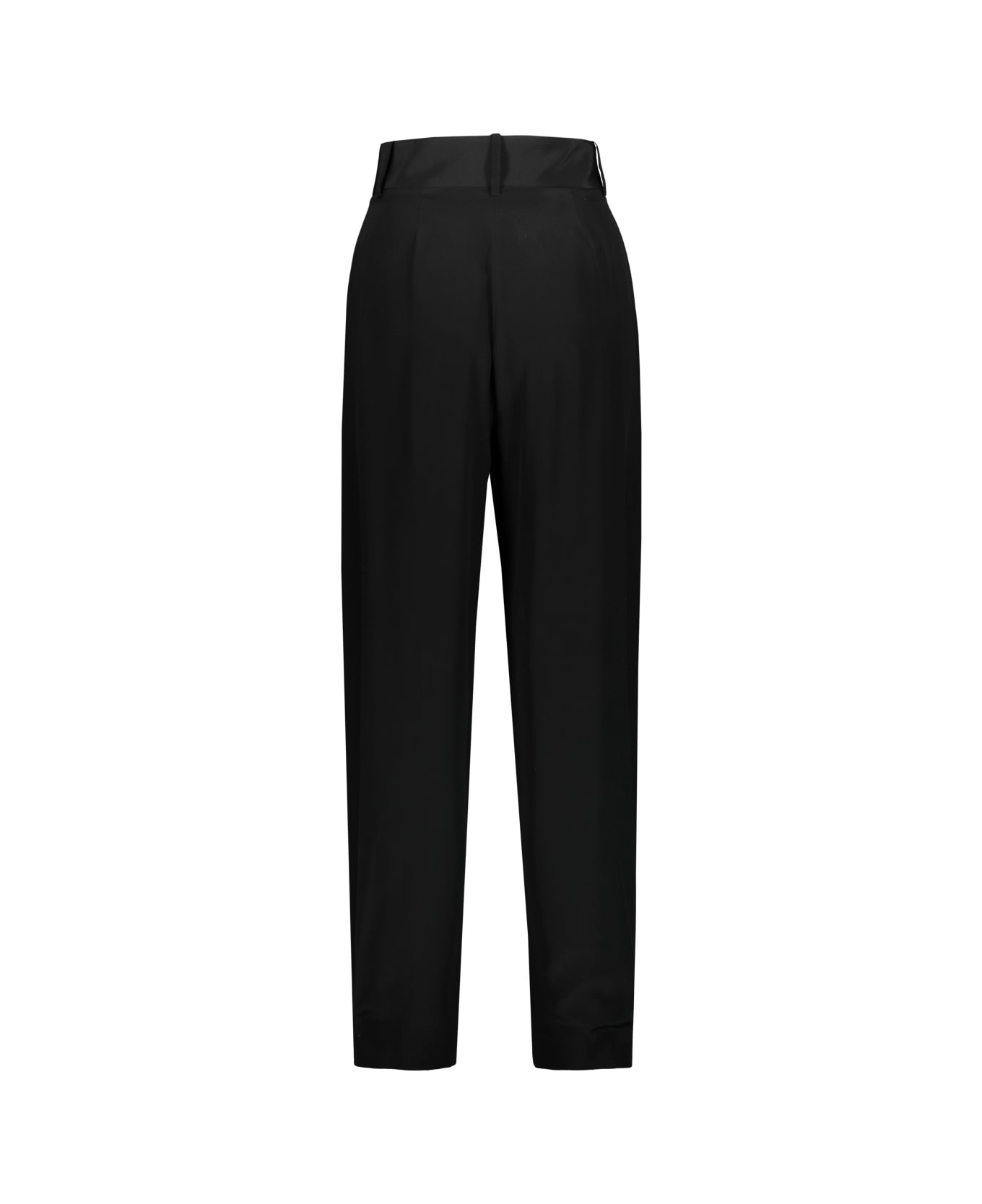 Rochas Pagged High-waisted Trousers