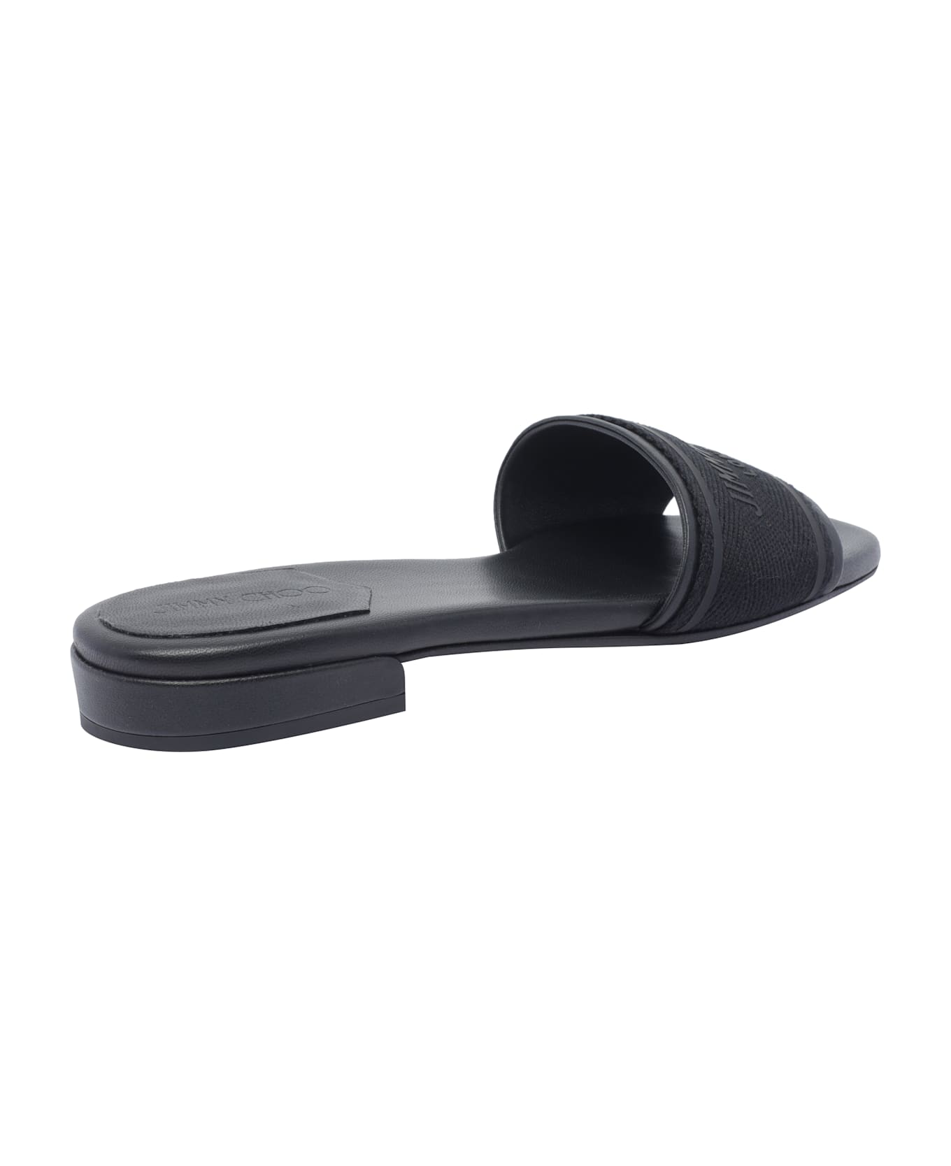 Jimmy Choo Joa Flat Sandals - Black