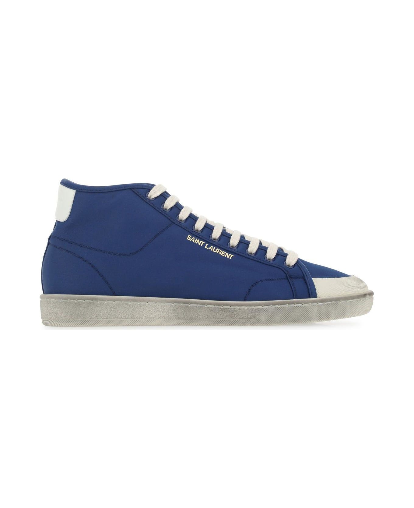 Saint Laurent Blue Nylon Sl/39 Sneakers - Blue