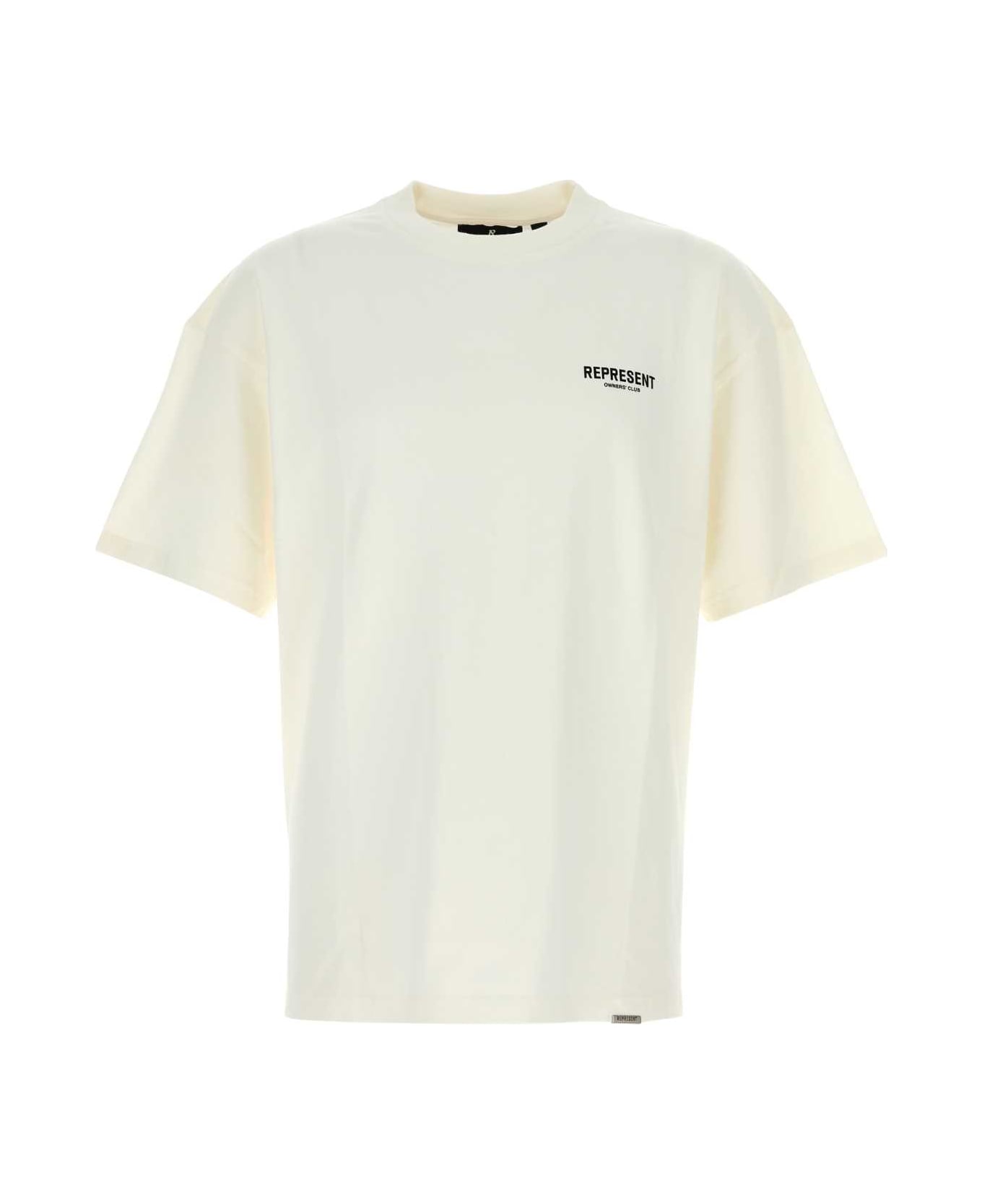 REPRESENT White Cotton Represent Owners Club T-shirt - FLATWHITE