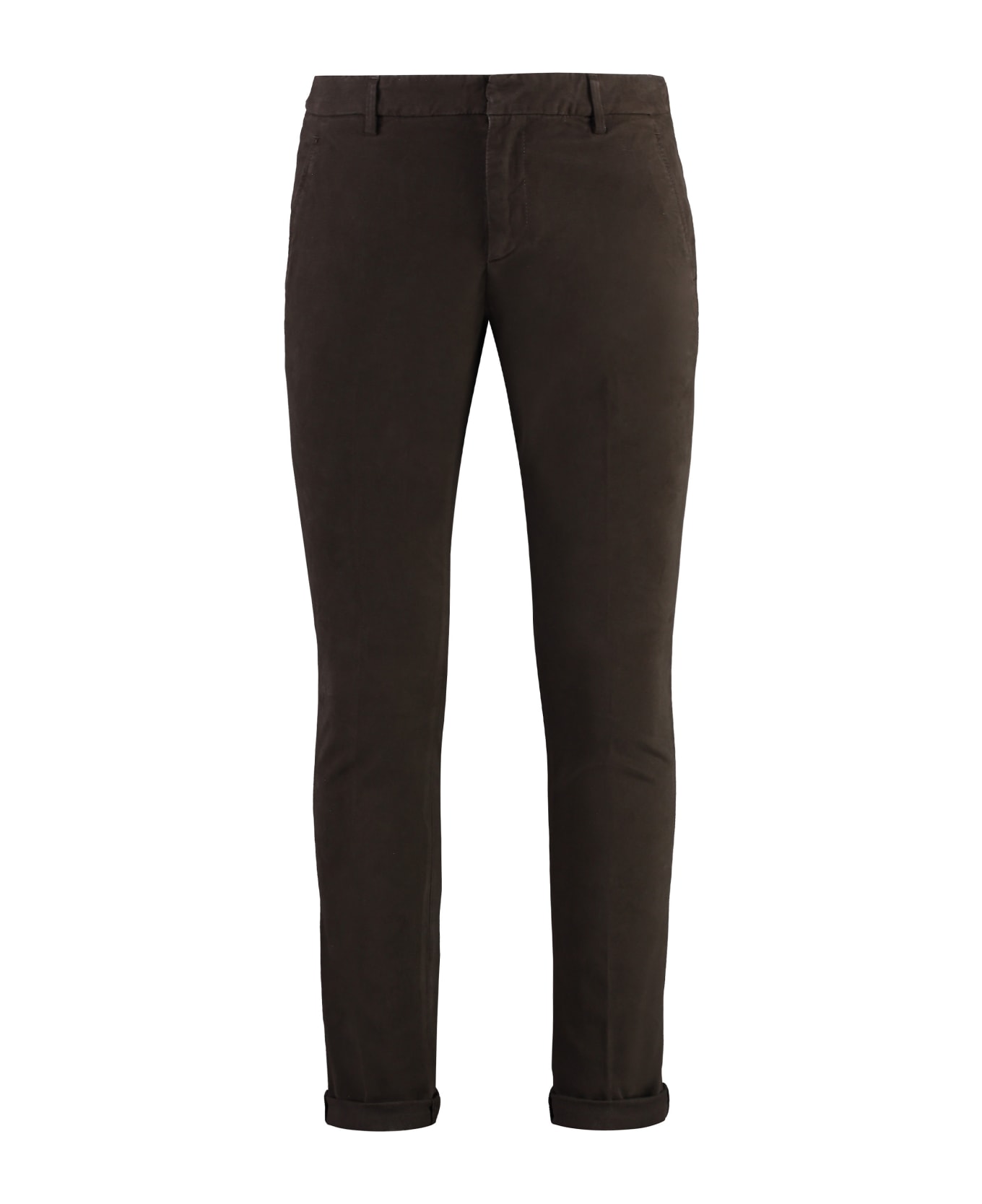 Dondup Gaubert Cotton Chino Trousers - brown