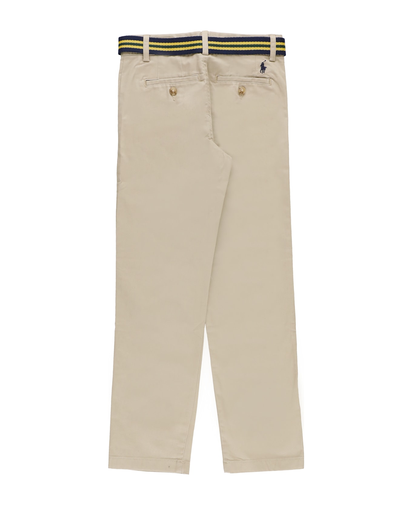 Ralph Lauren Cotton Trousers - Beige
