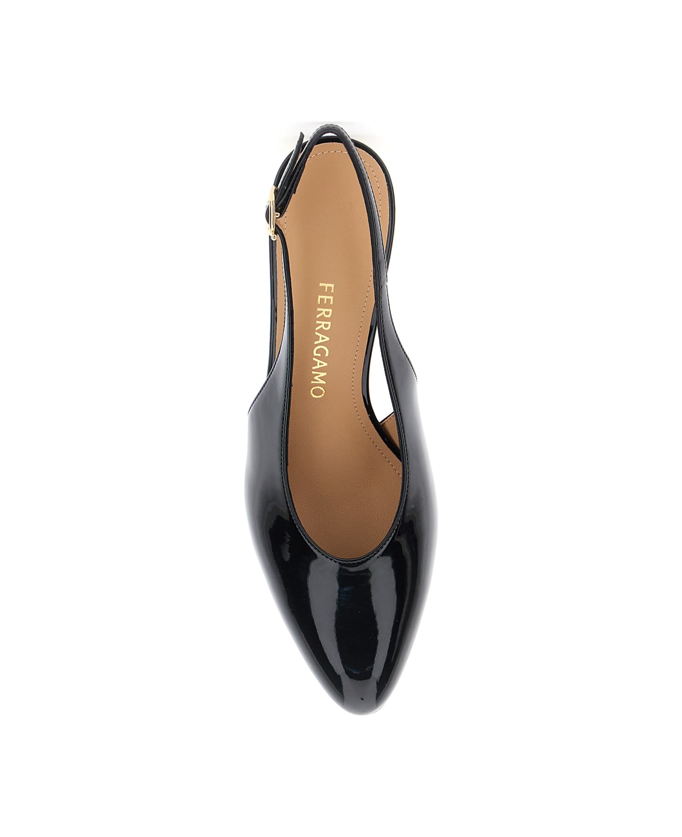 Ferragamo Tessie 70 Sling Pump - Black