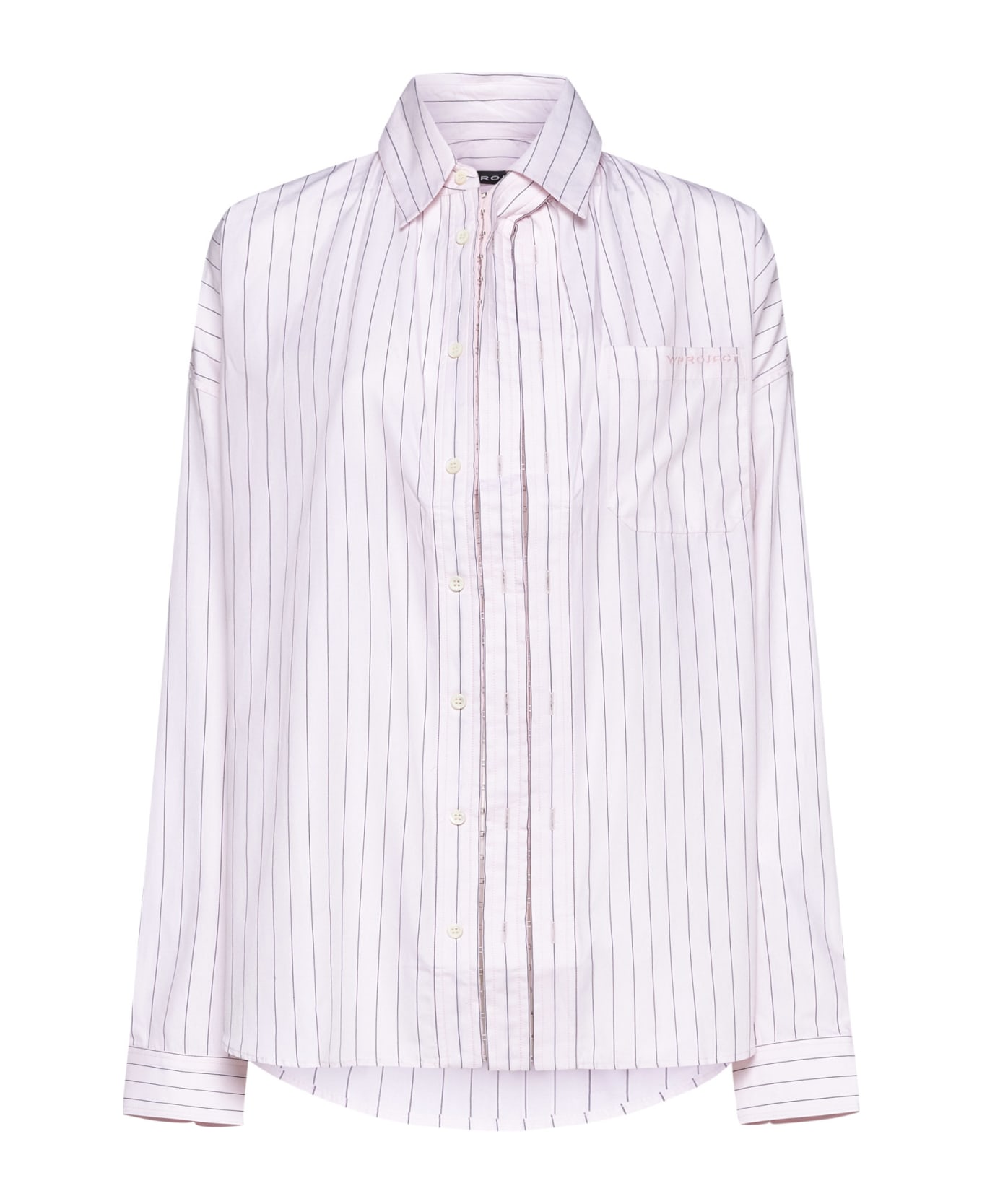 Y/Project Shirt - Pink stripe シャツ