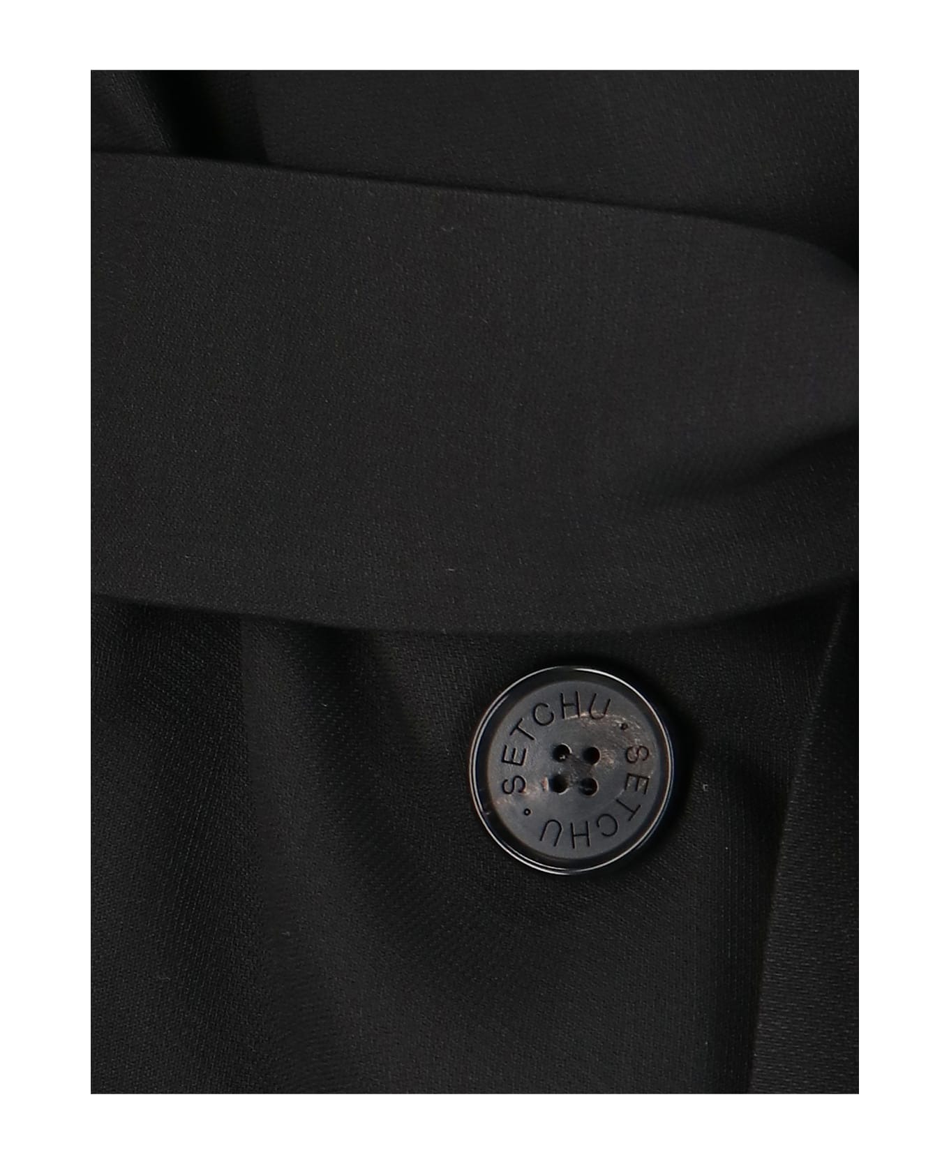 Setchu 
origami Double-breasted Blazer - Black  