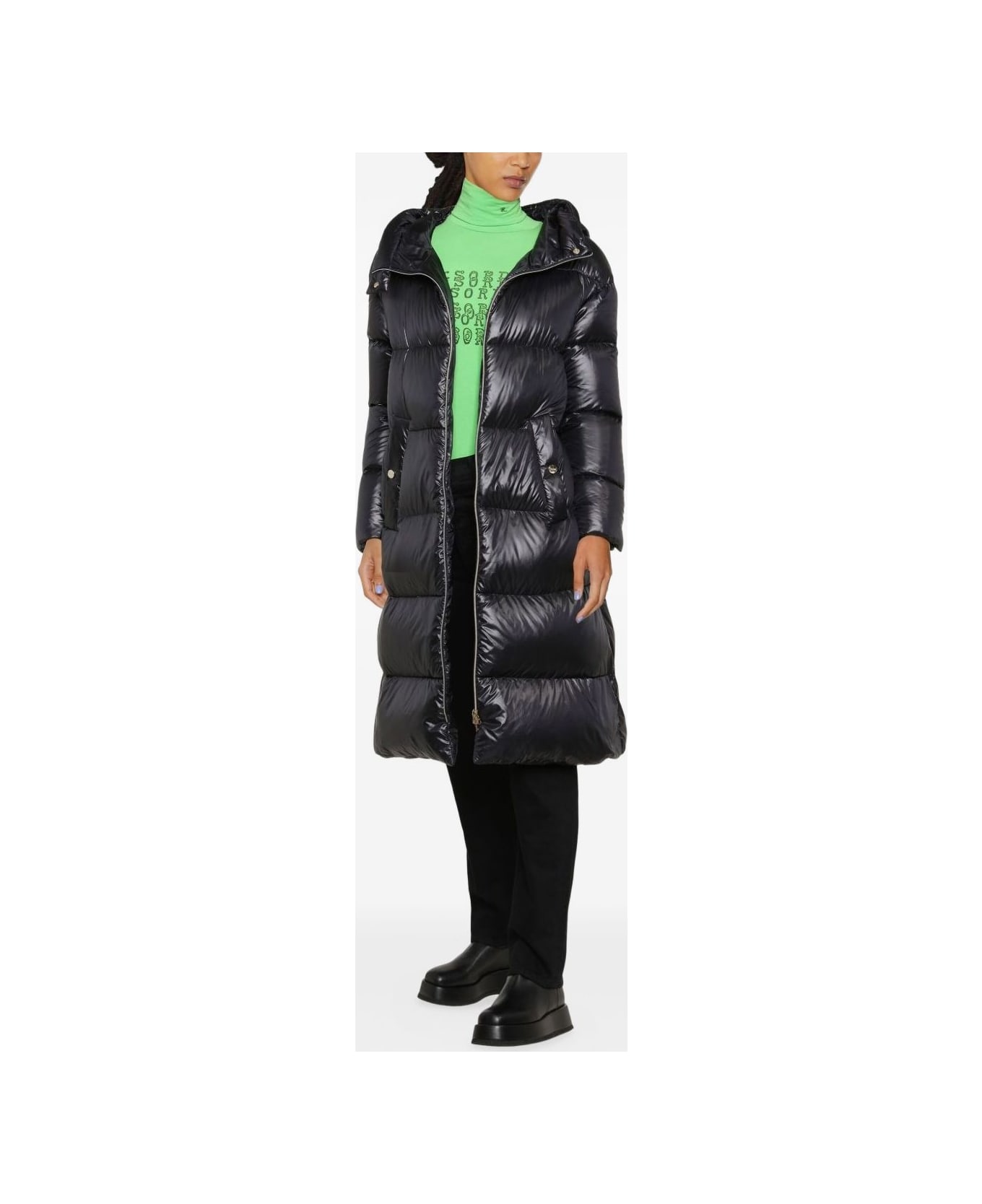 Herno Ultralight Nylon Parka - Black