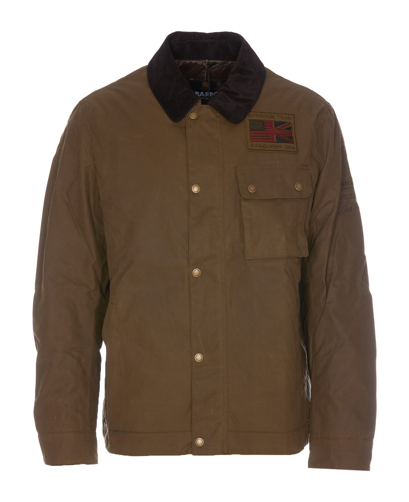 Barbour Worker Wax Jacket - Beige