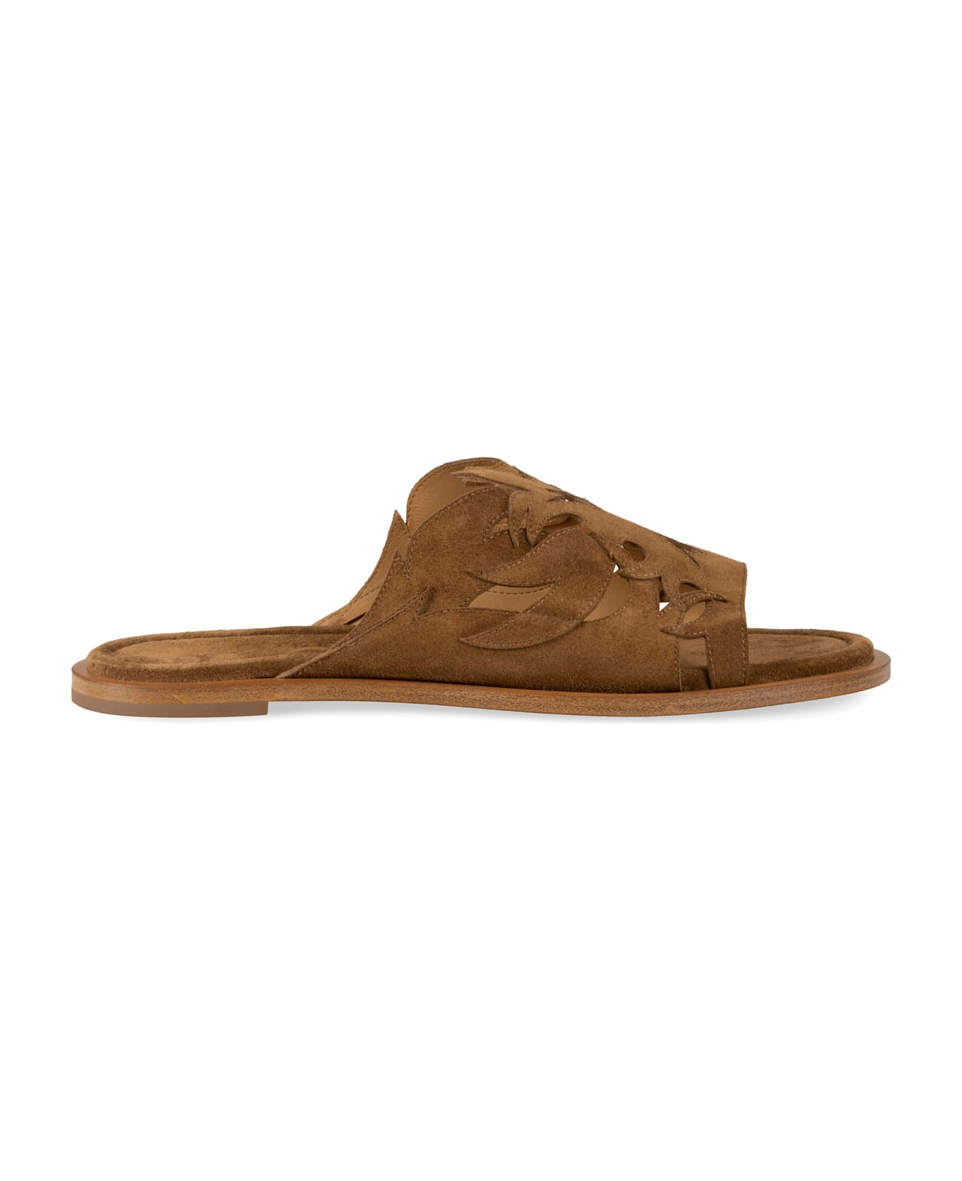Sartore Suede Mules - brown