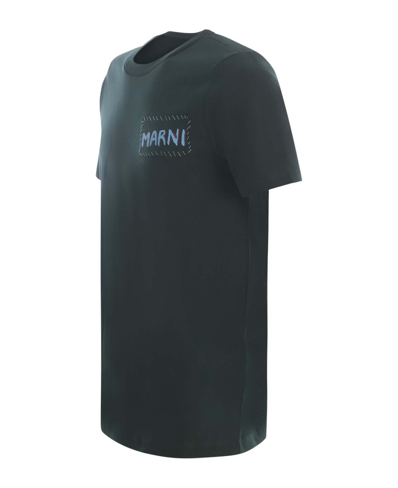 Marni T-shirt Marni In Cotton - Verde scuro