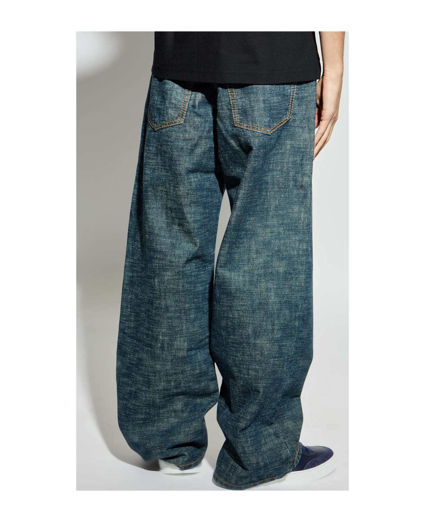 Lanvin Wide-leg Jeans - Navy Blue