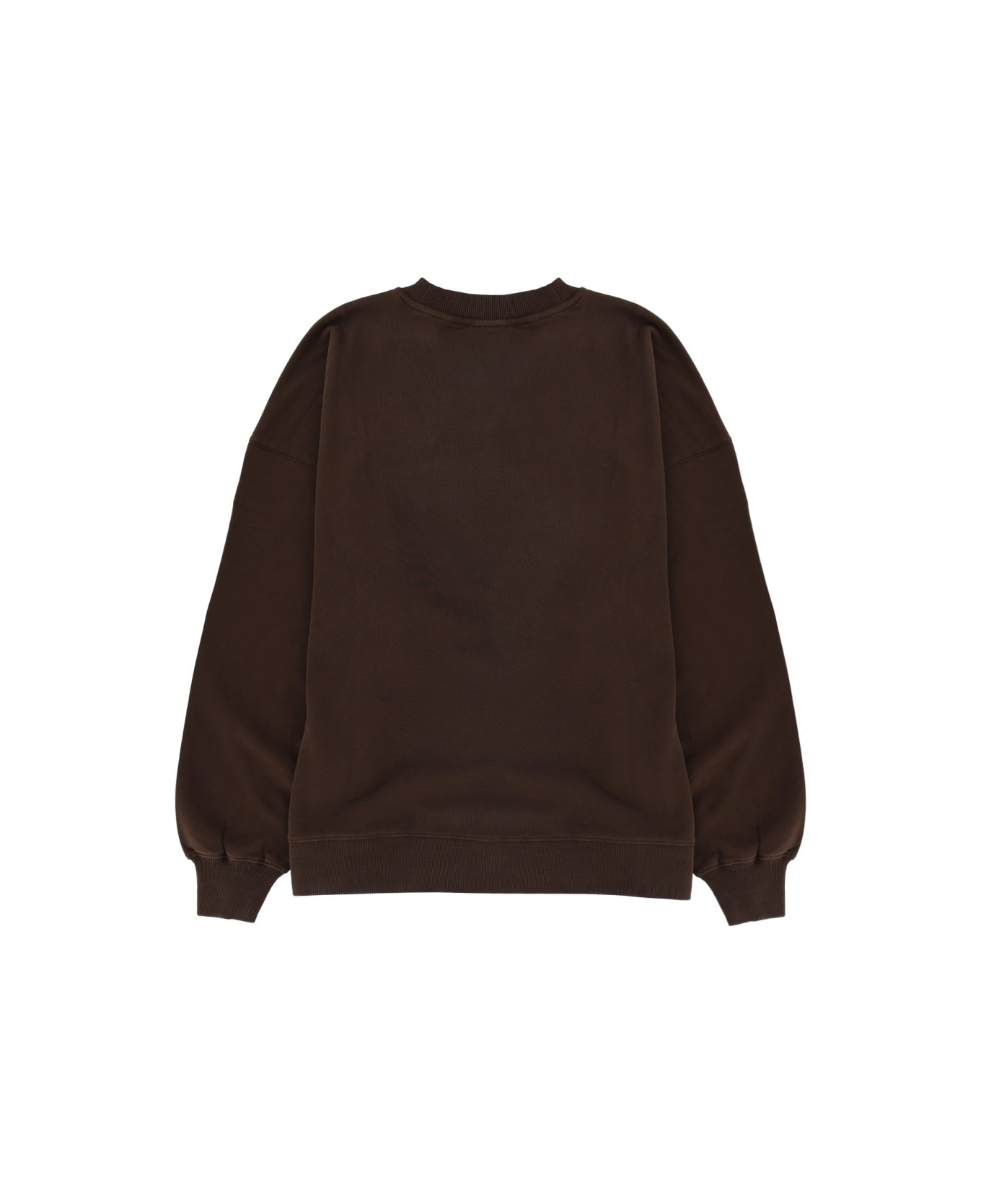 Rotate by Birger Christensen Sweatshirt With Logo - BROWN
