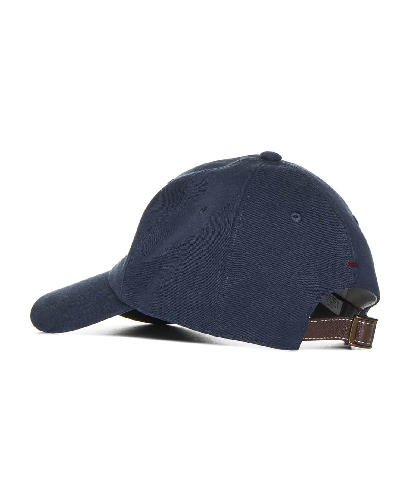 Brunello Cucinelli Embroidered Logo Baseball Cap - Blue 帽子