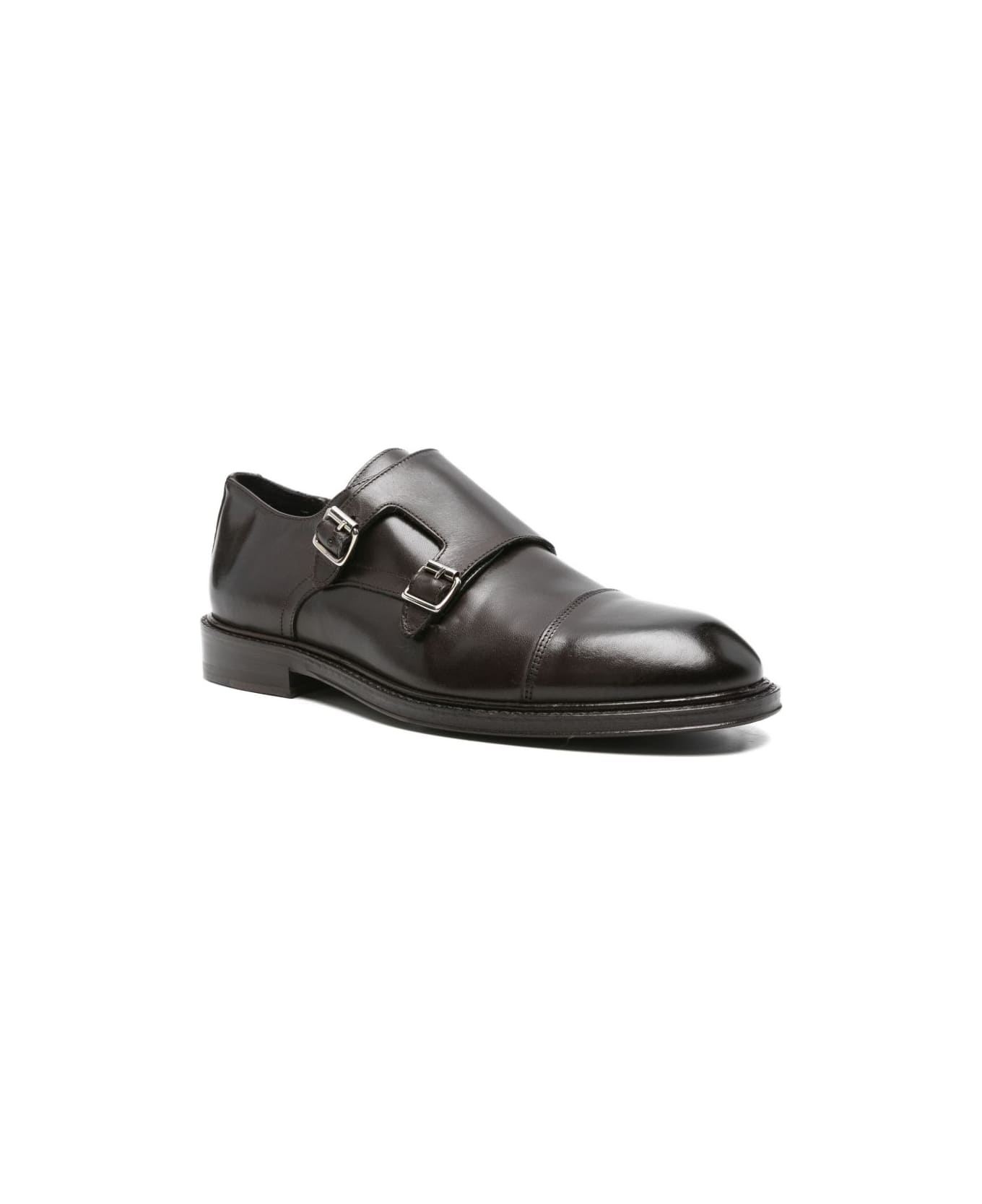 Corneliani Double-bush Loafers - Brown