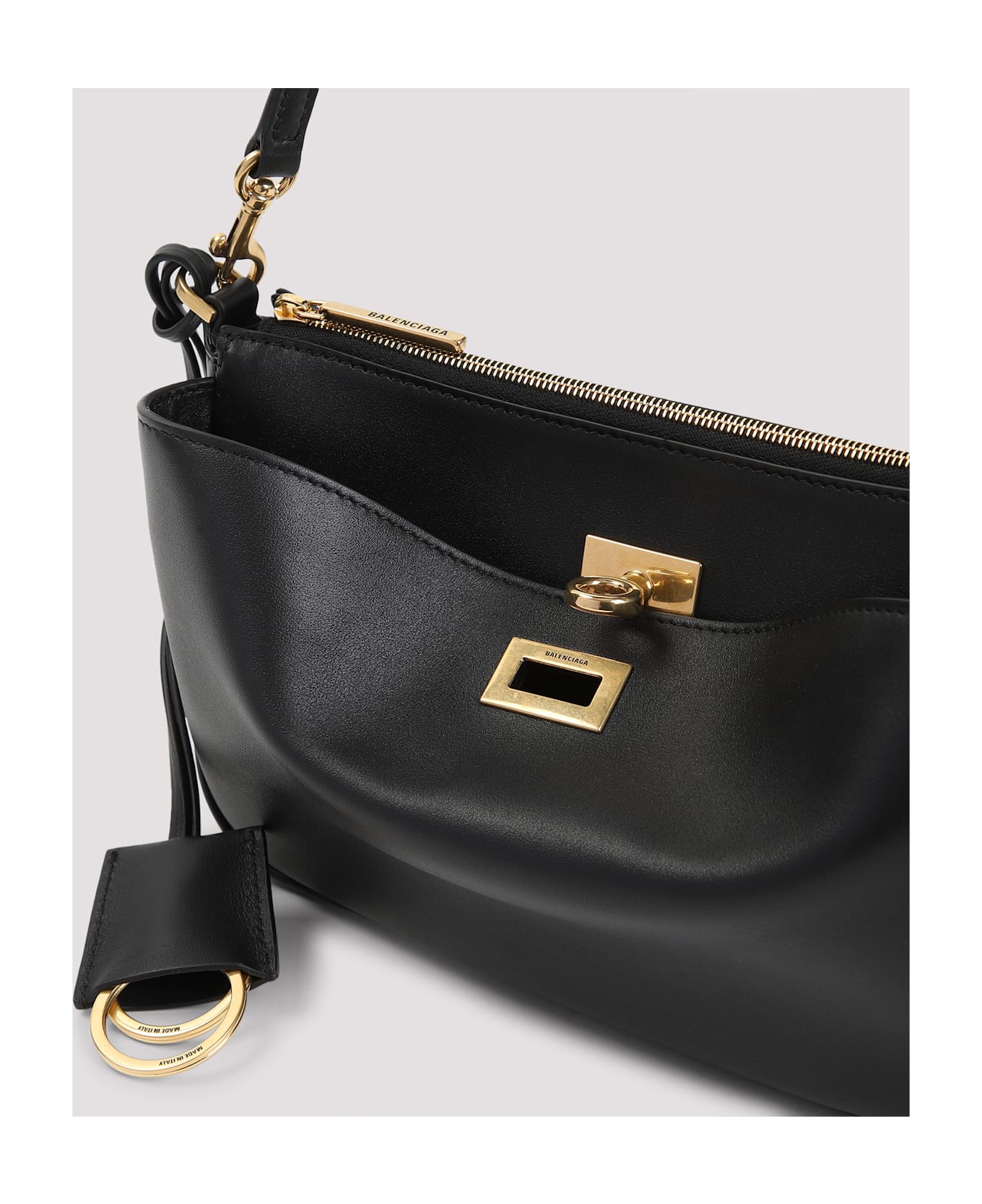 Balenciaga Rodeo Sling Pochette Handbag - Black