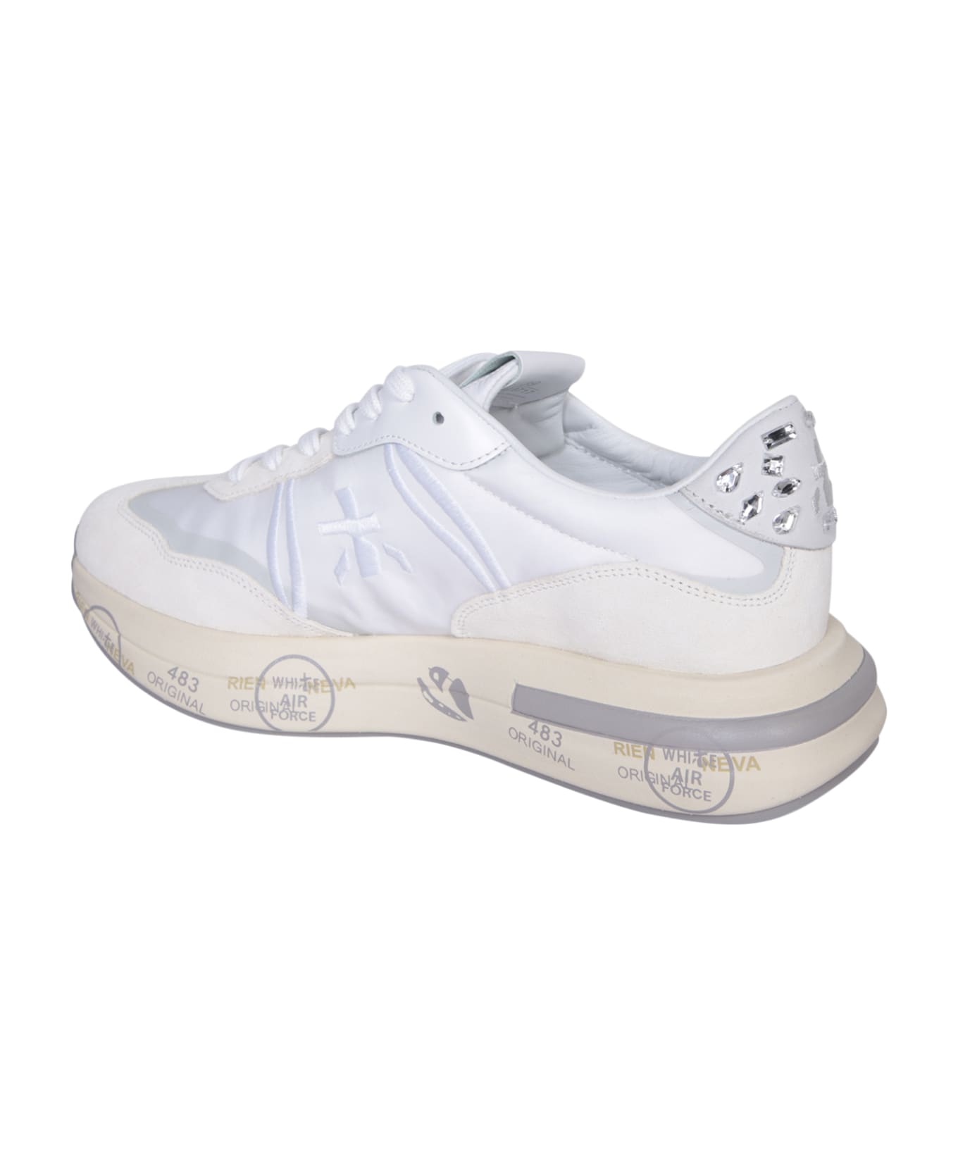 Premiata Cassie White Sneakers - White