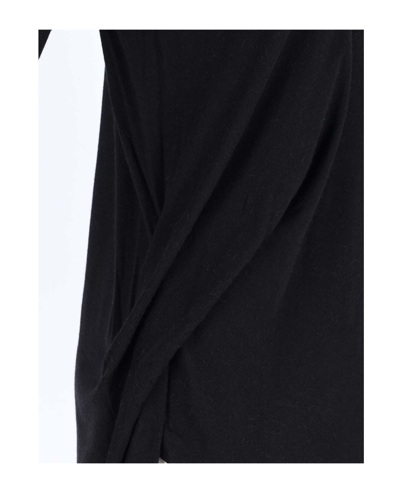 Rick Owens Asymmetrical T-shirt - Black  