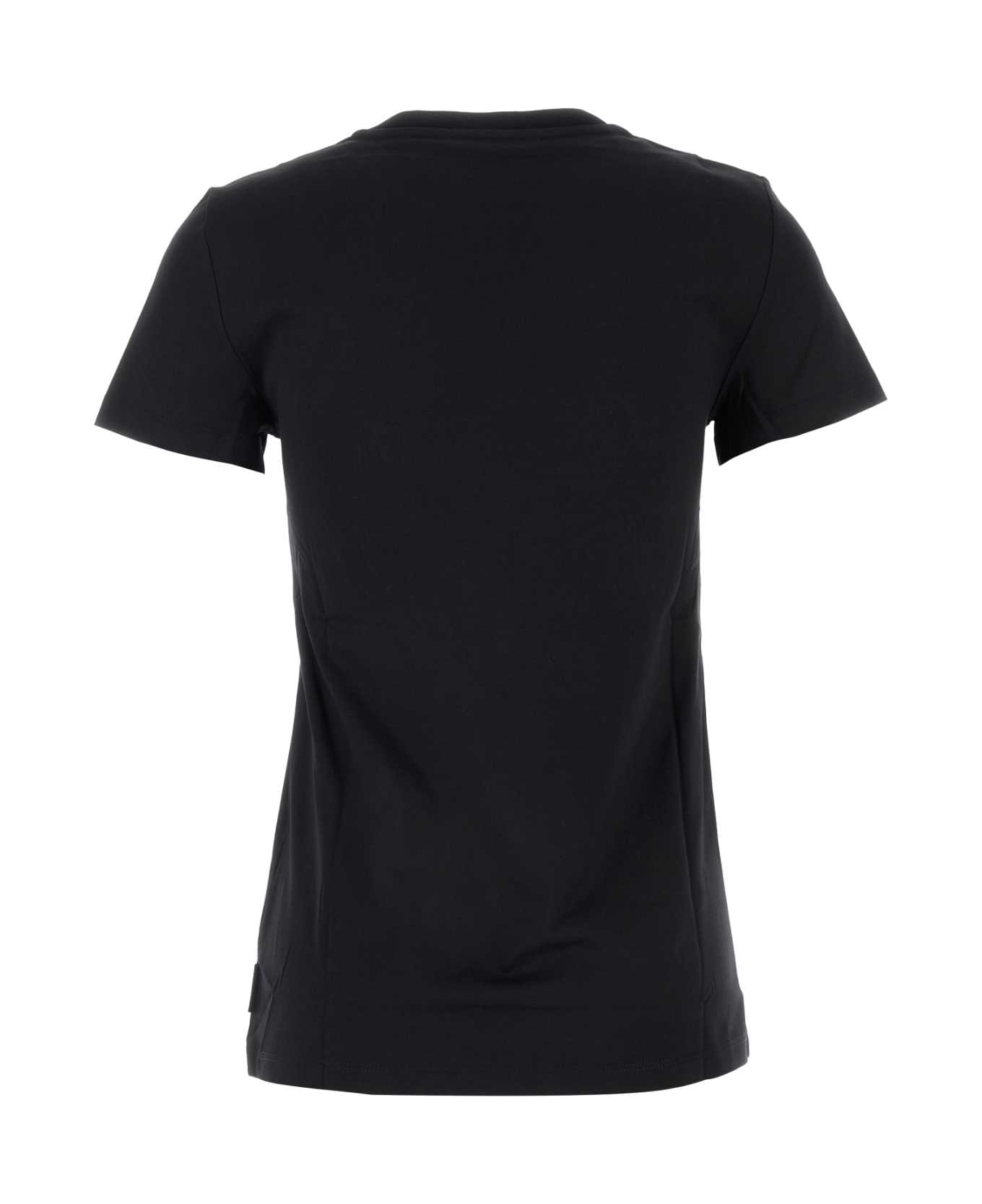 Max Mara Black Cotton Farad T-shirt - NERO