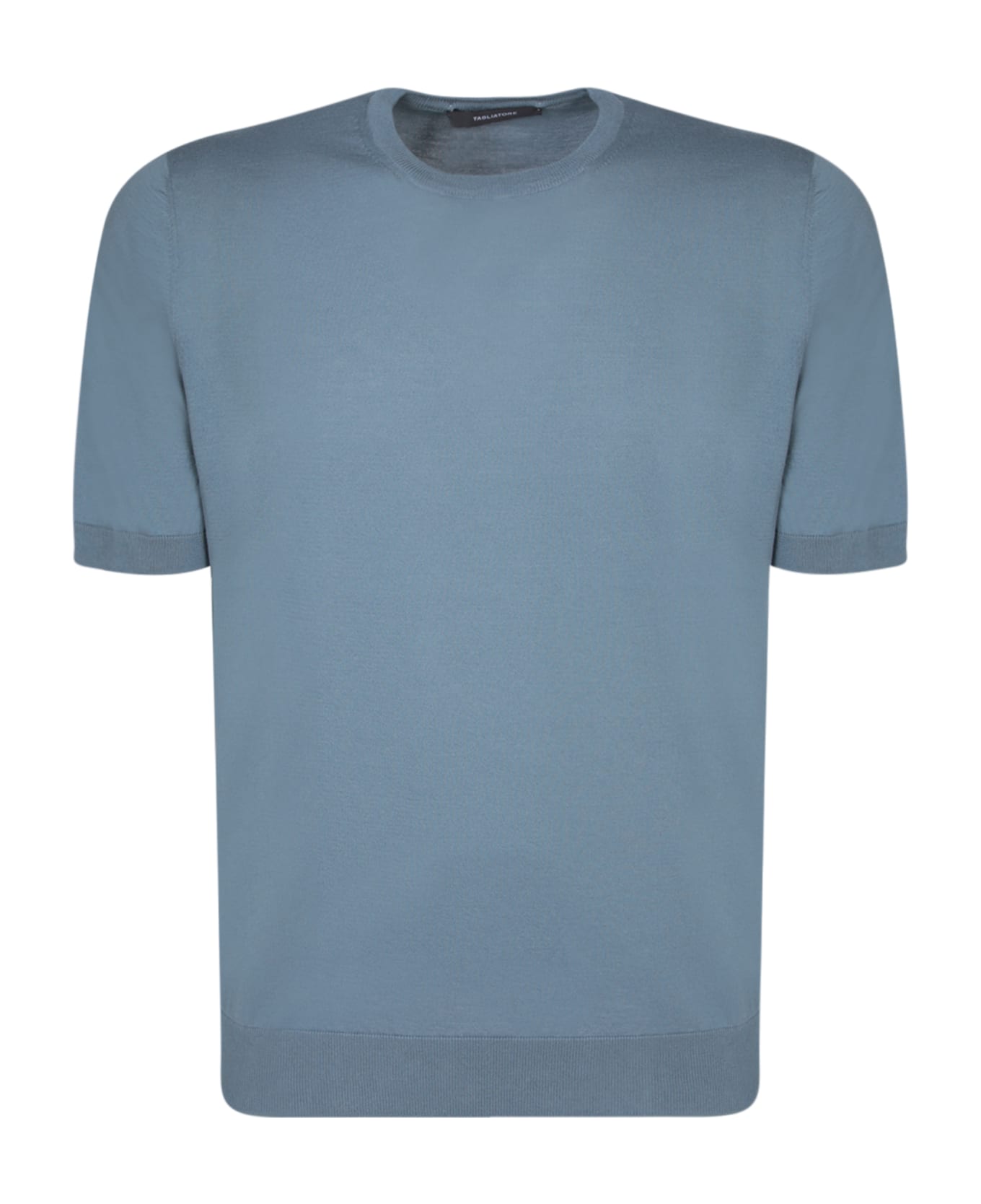 Tagliatore Short Sleeves Petrol T-shirt - Blue シャツ