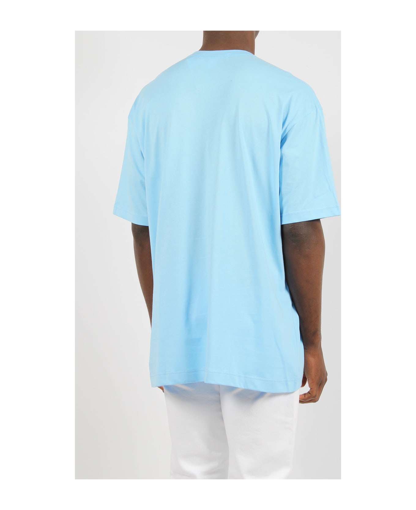 Comme des Garçons Shirt Jersey Cotton Basic T-shirt - Blue
