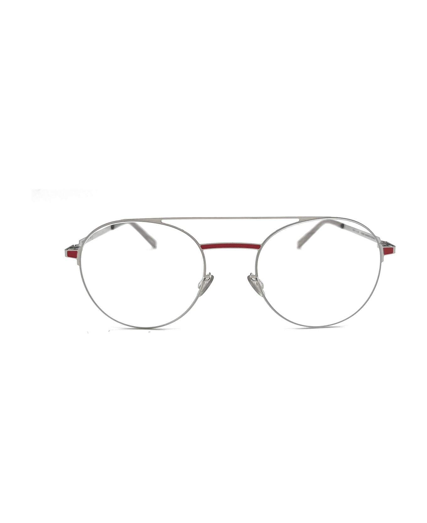 Mykita ERI Eyewear - Silver/rusty Red アイウェア