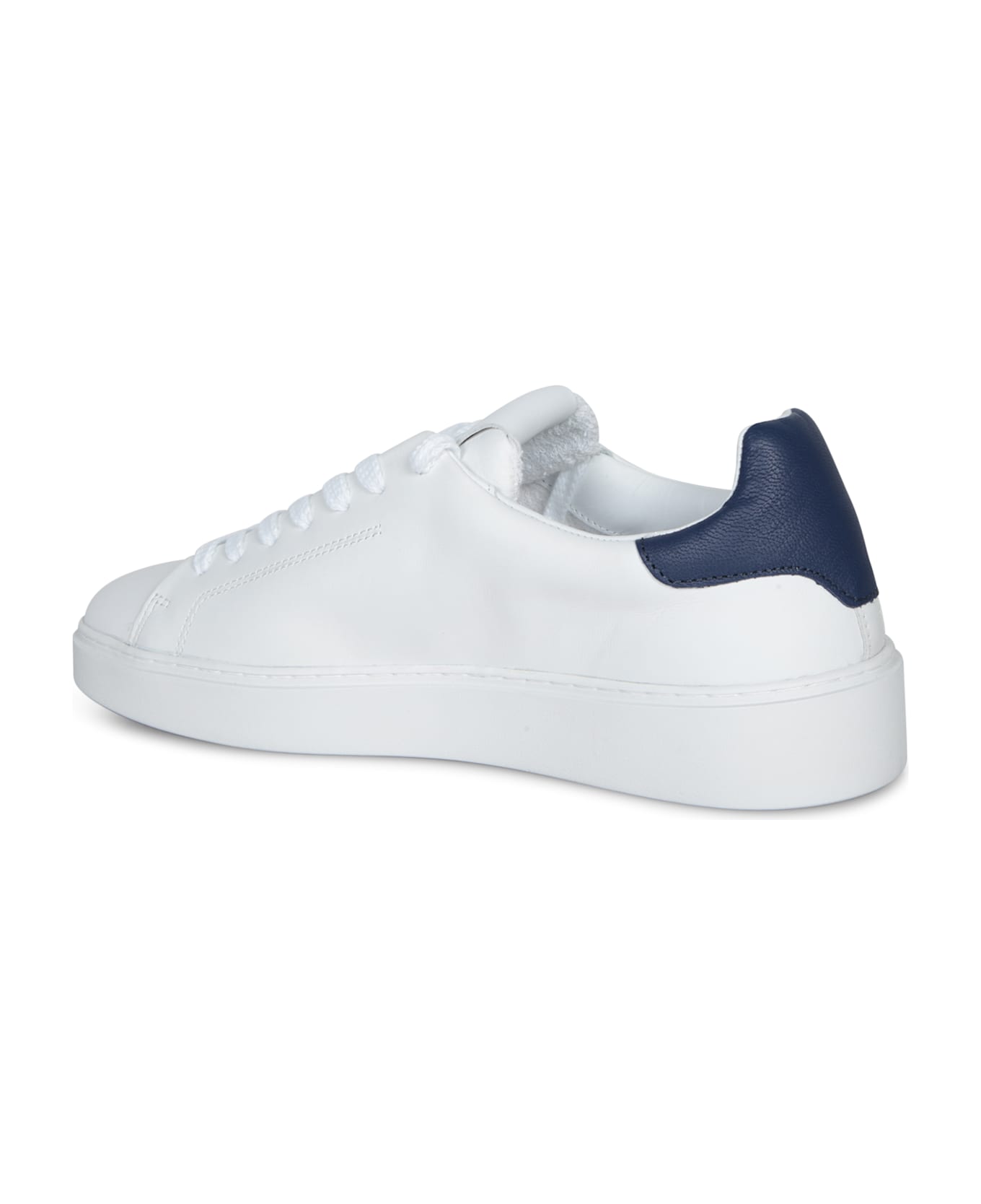 D.A.T.E. Levante White-blue Sneakers - White