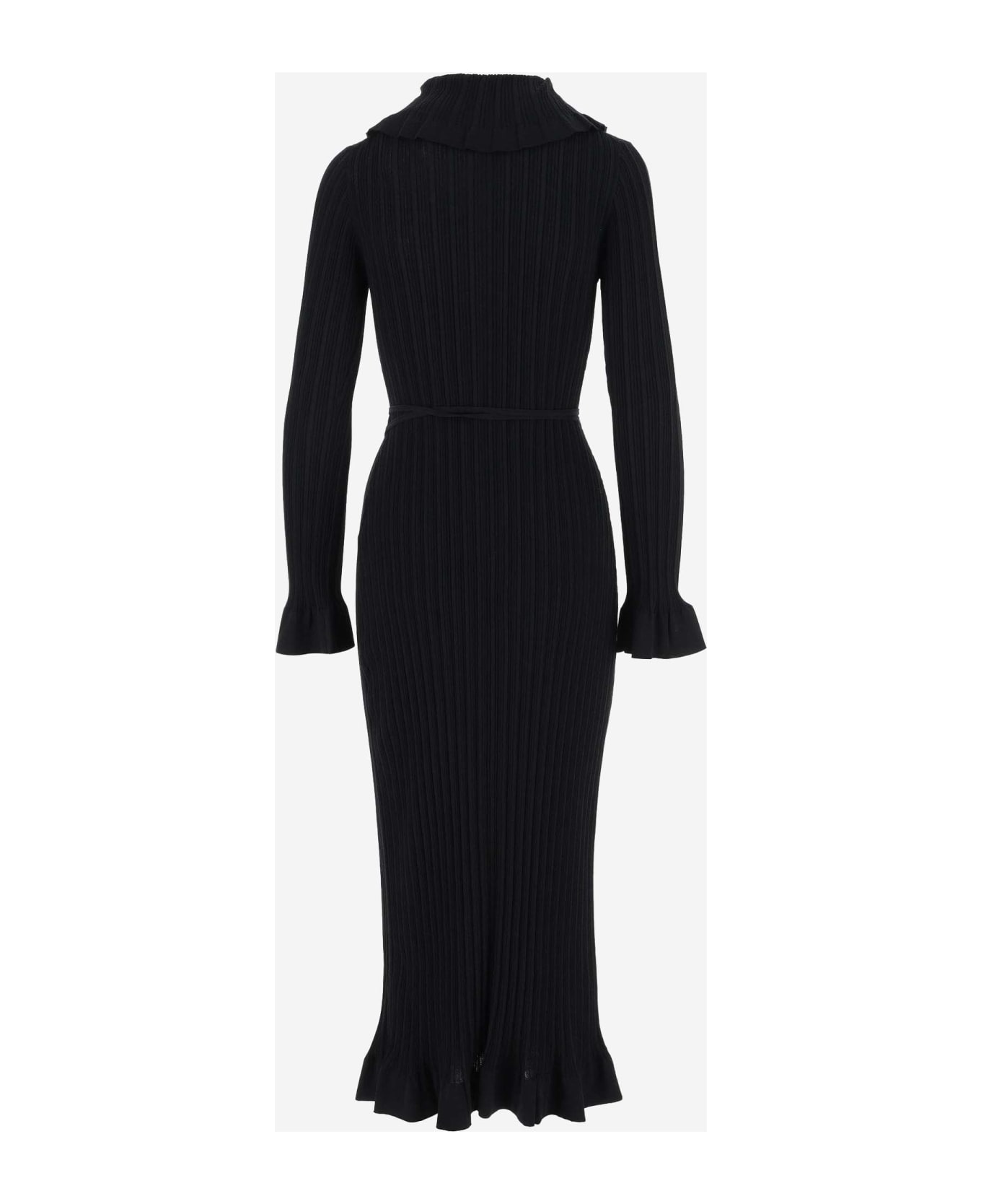 By Malene Birger Cotton Blend Long Dress - Black