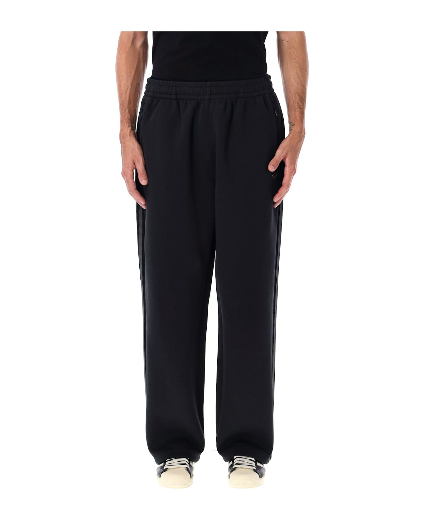 Adidas Originals Premium Cotton Track Pants - BLACK
