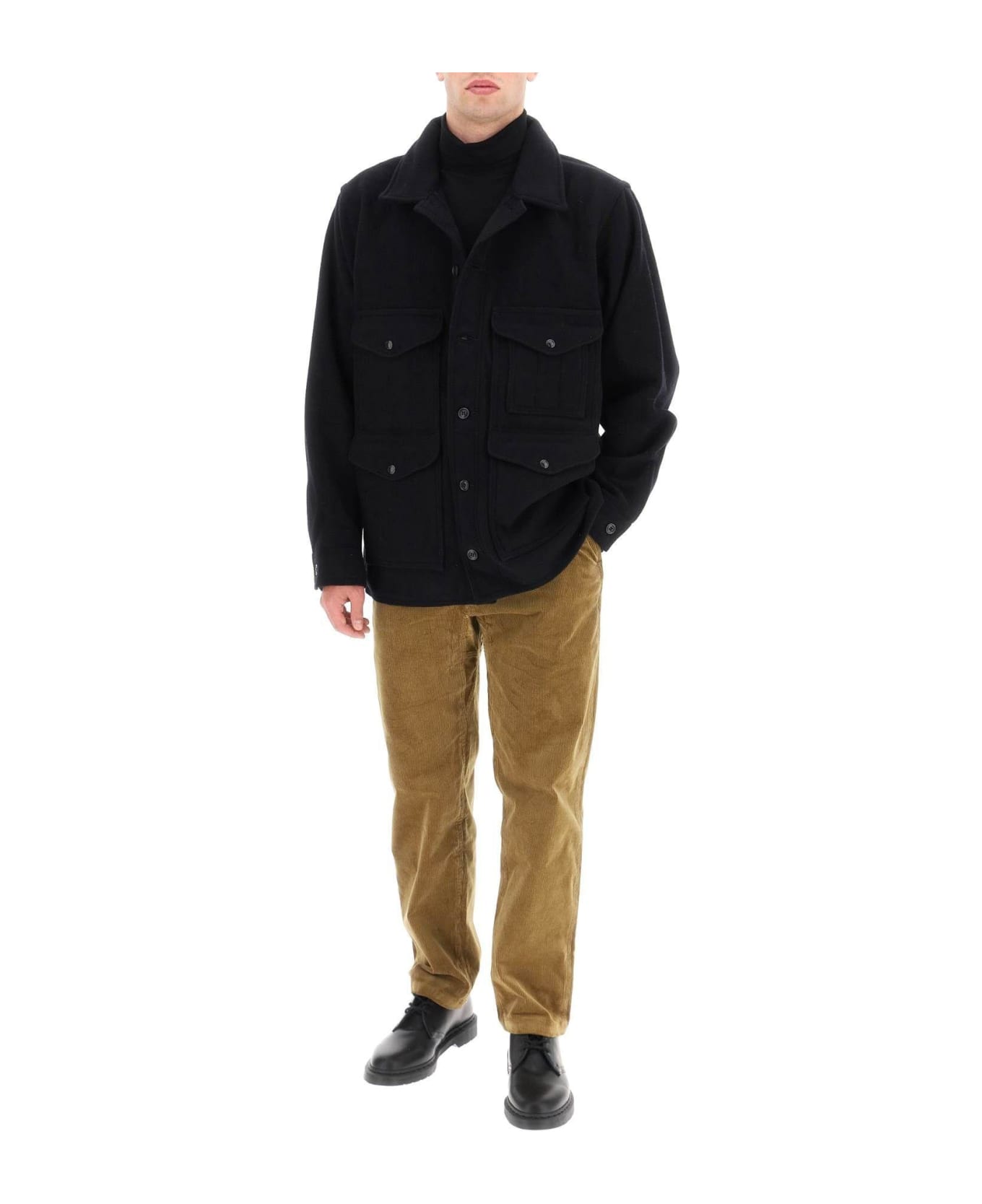 Filson Mackinaw Wool Cruiser Jacket - BLUE