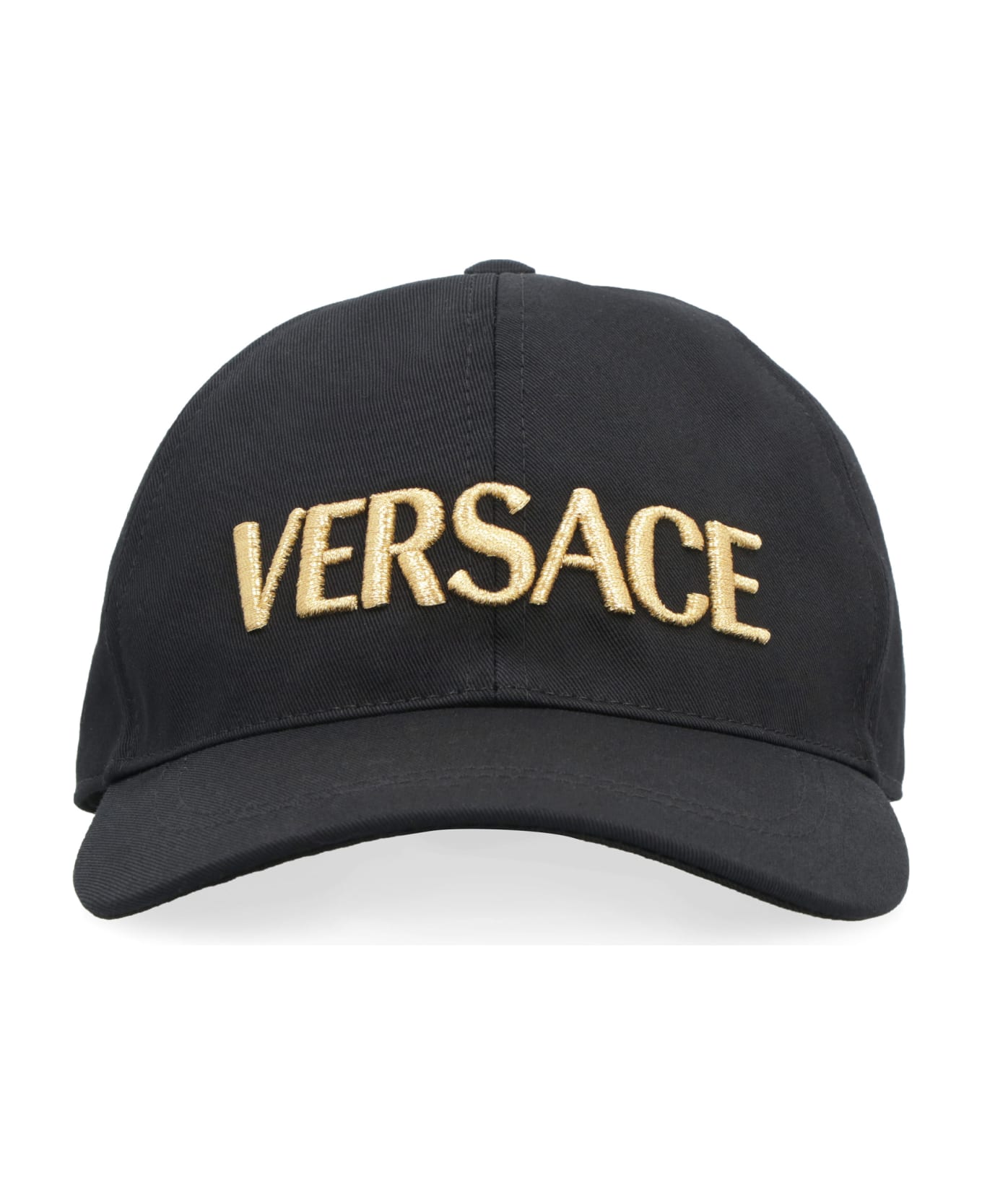 Versace Logo Baseball Cap - BLACK