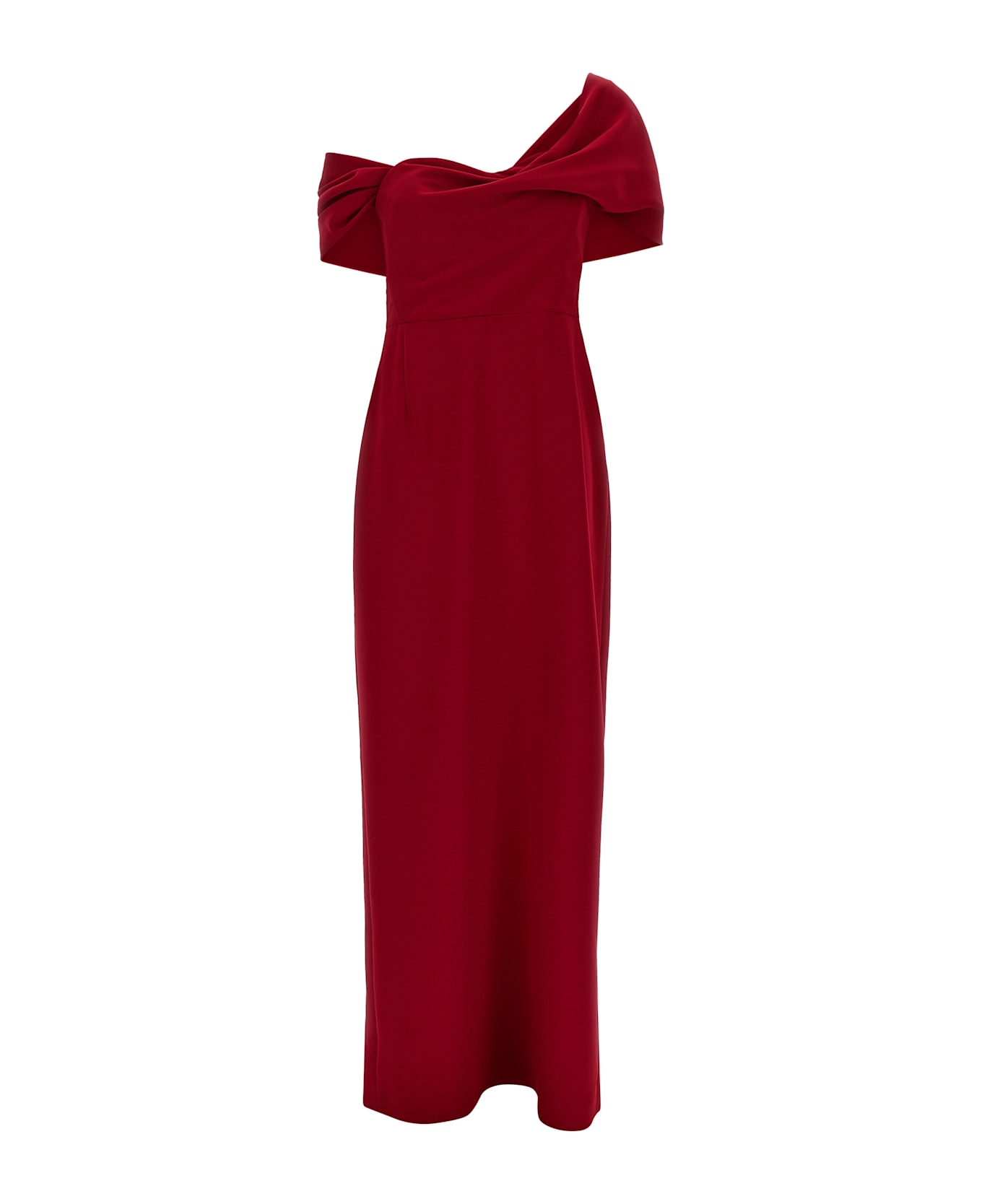 Carolina Herrera Column Dress - Red