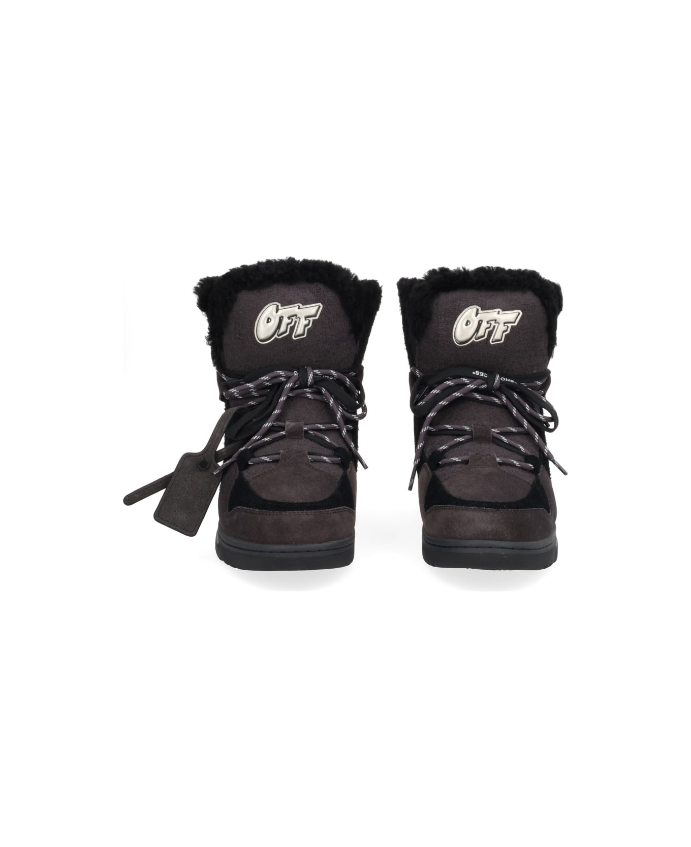 Off-White Winter Boot "anthracite" - BLACK