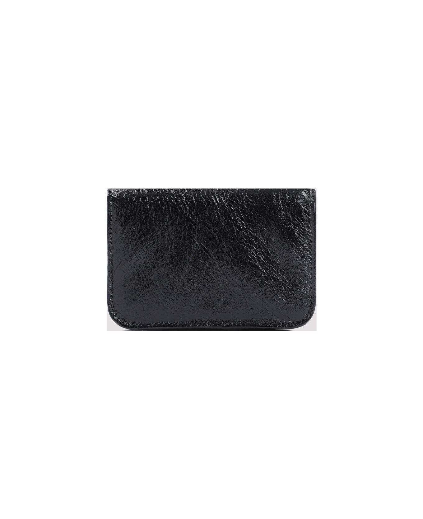 Balenciaga Monaco Fla Ca Hol Credit Card Case - Black