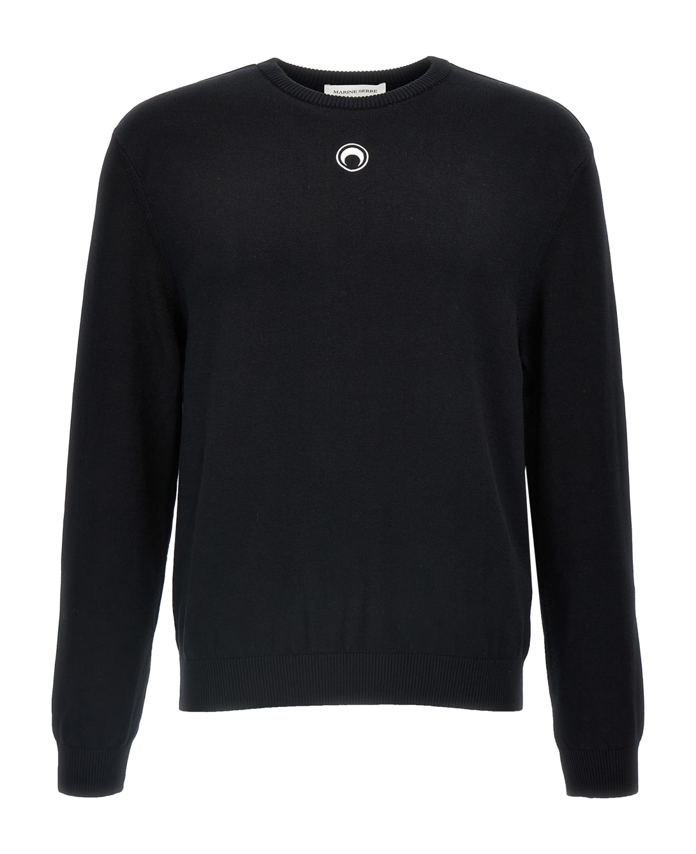 Marine Serre 
moon Logo
 Sweater - Black