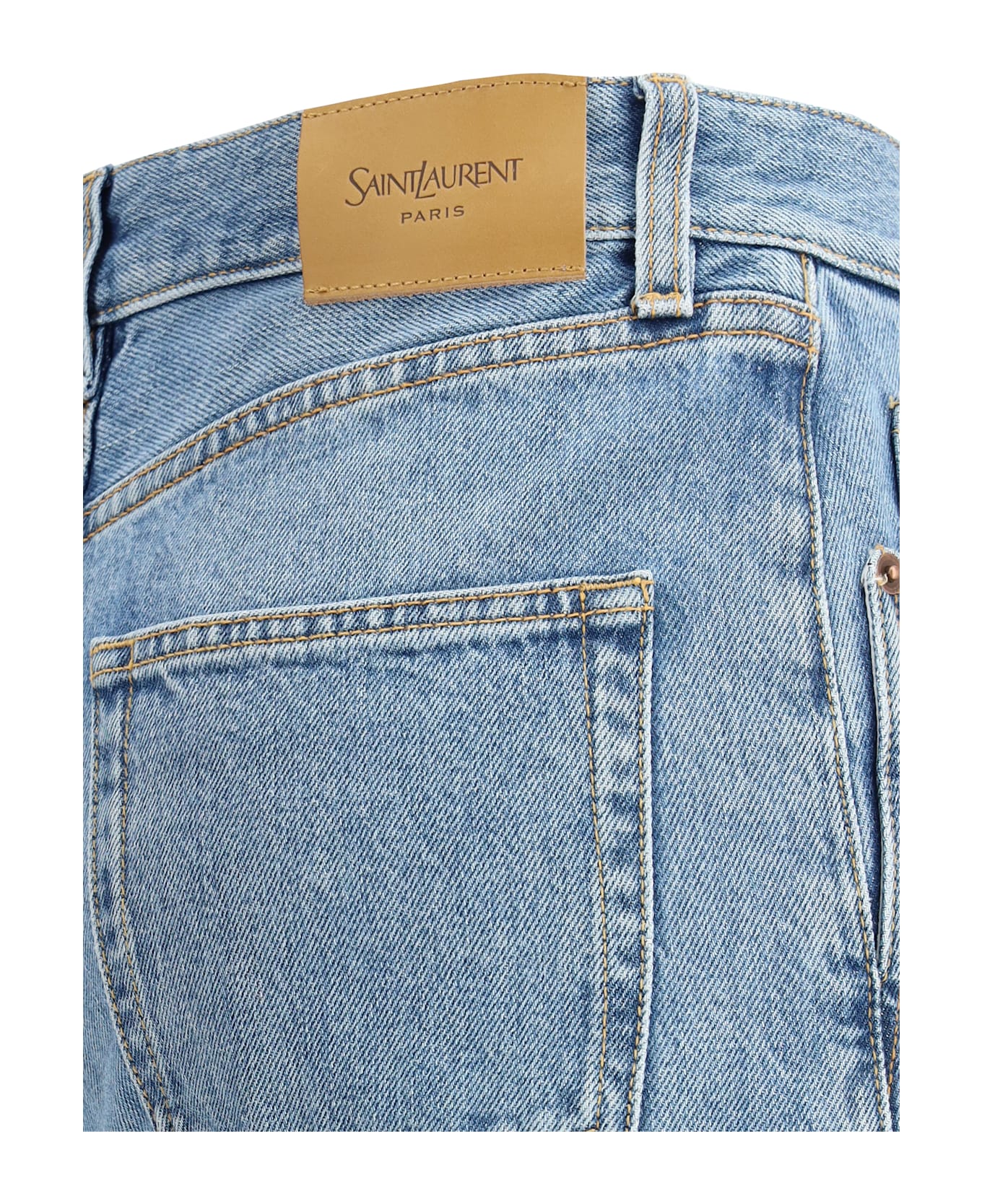 Saint Laurent 90s-inspired Slim-fit Jeans In Denim