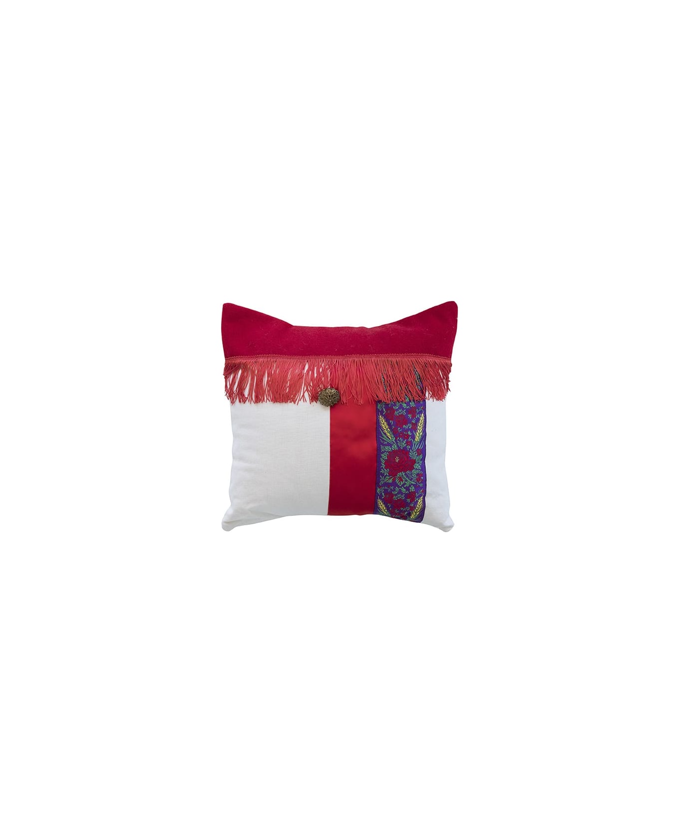 Le Botteghe su Gologone Cushions Tradition 50x50 Cm - Red Fantasy