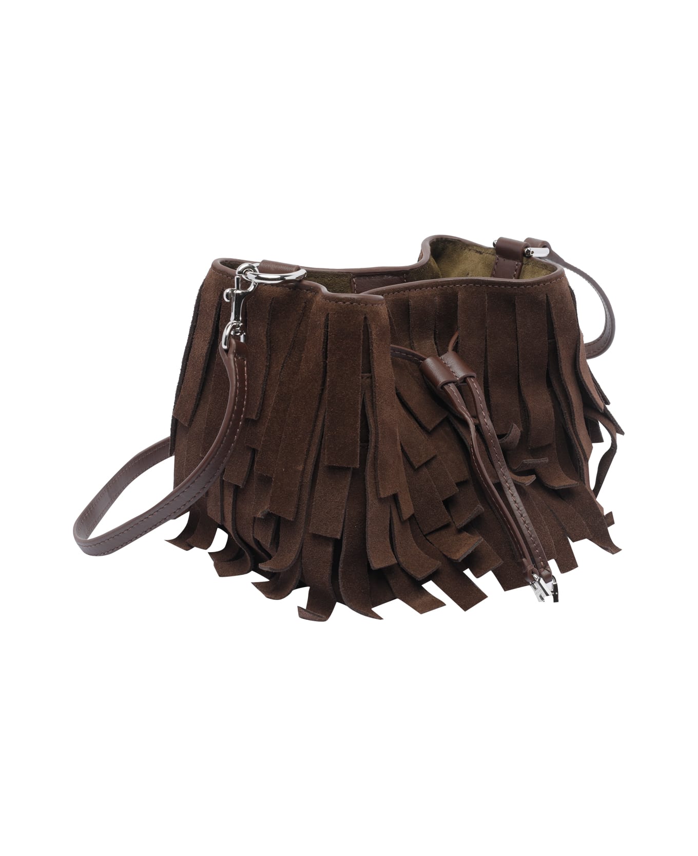 Hogan Mini Hocket Bucket Bag - Brown